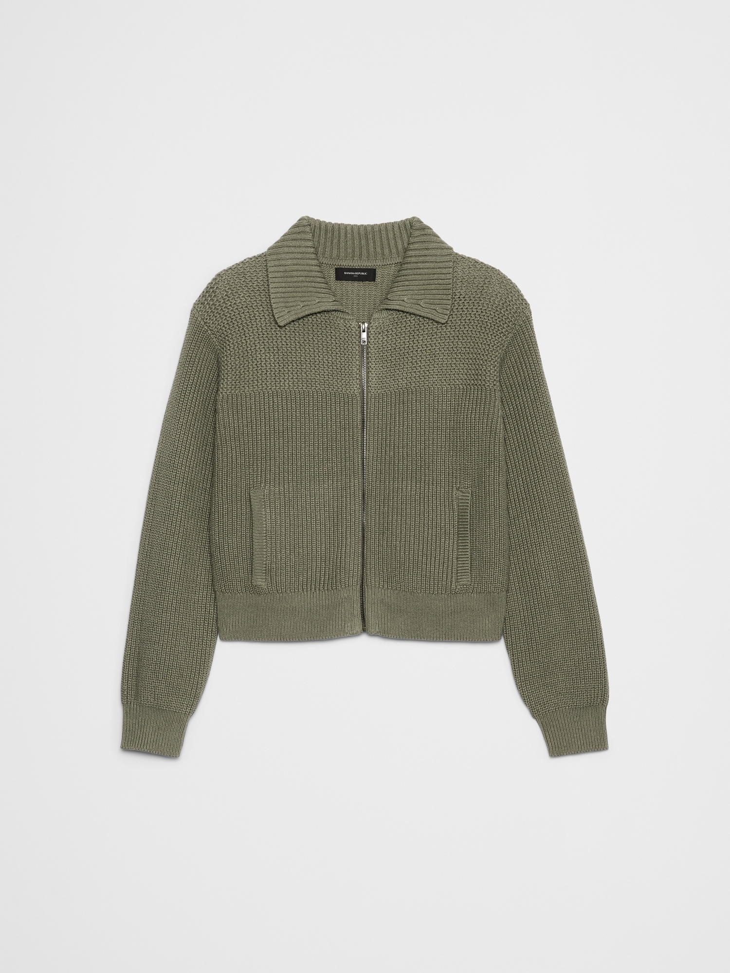 Image number 4 showing, TEXTURED SWEATER JACKET