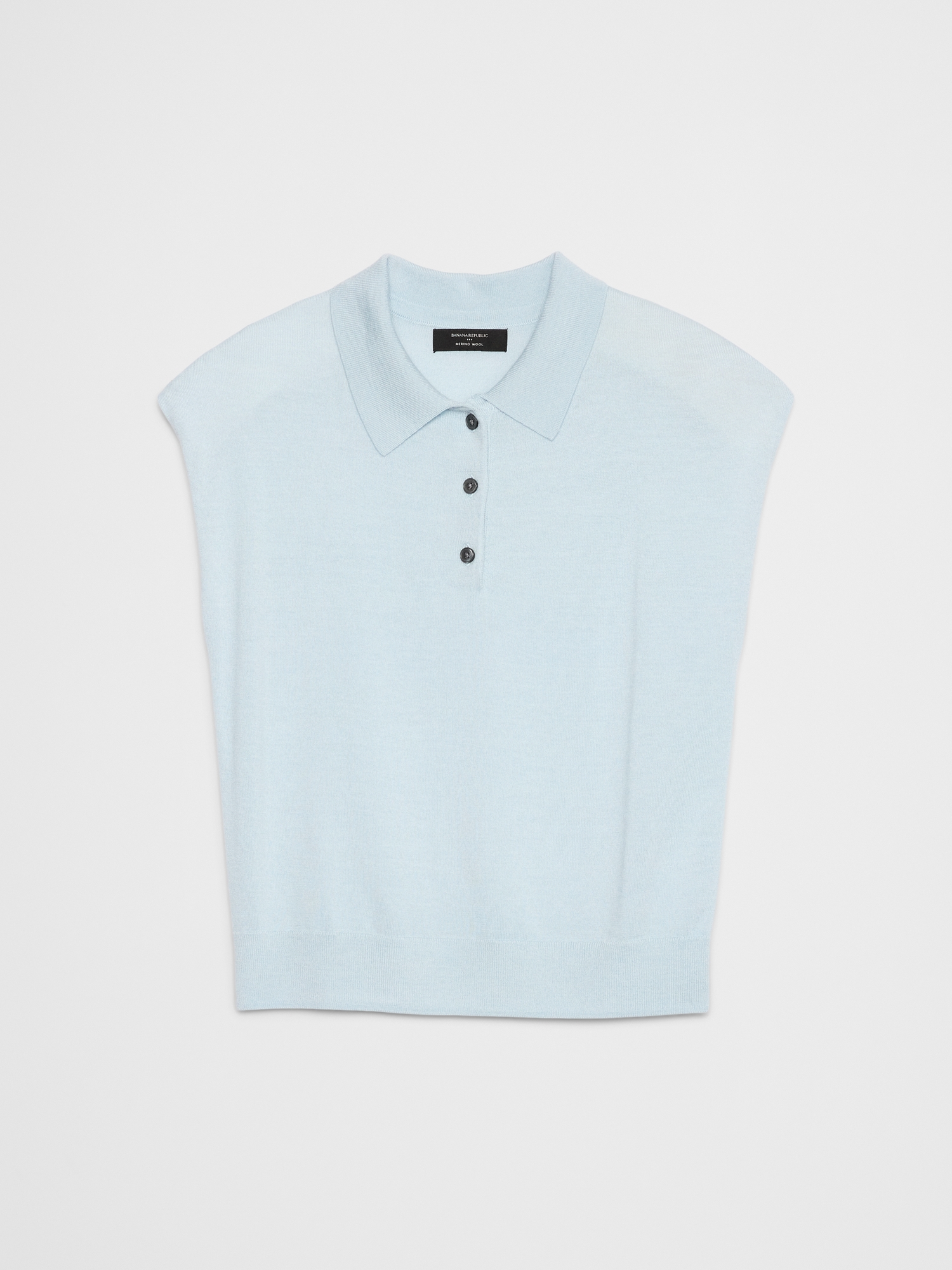 Image number 4 showing, MERINO WOOL SWEATER POLO