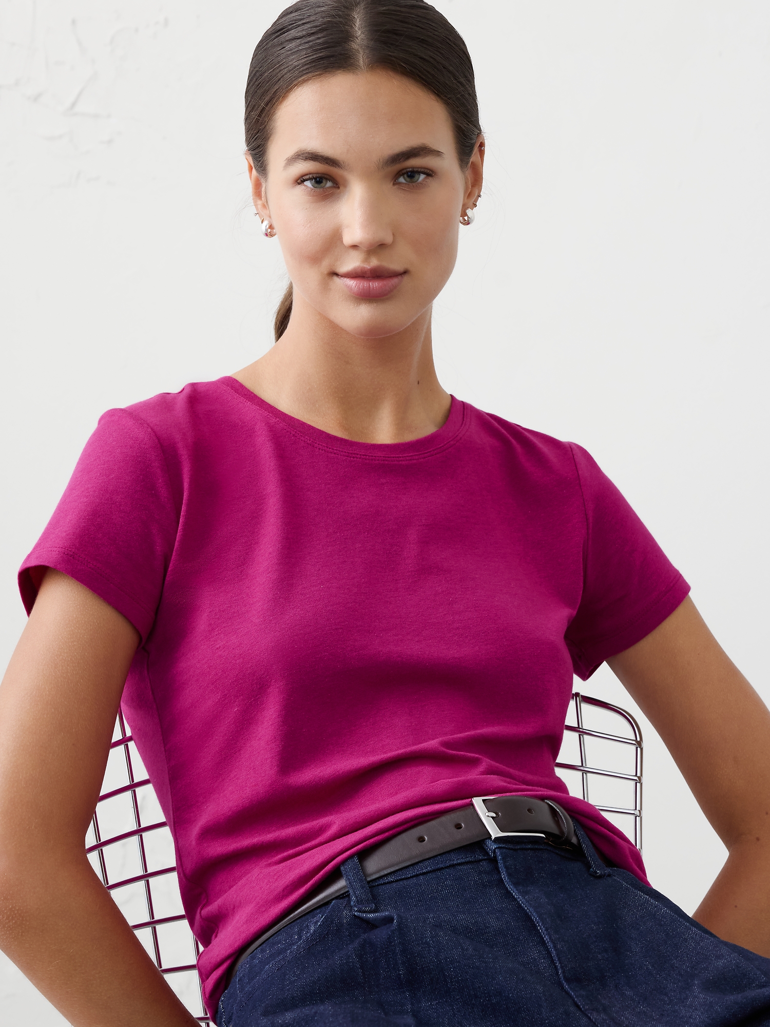 Image number 6 showing, Timeless Crew-Neck T-Shirt