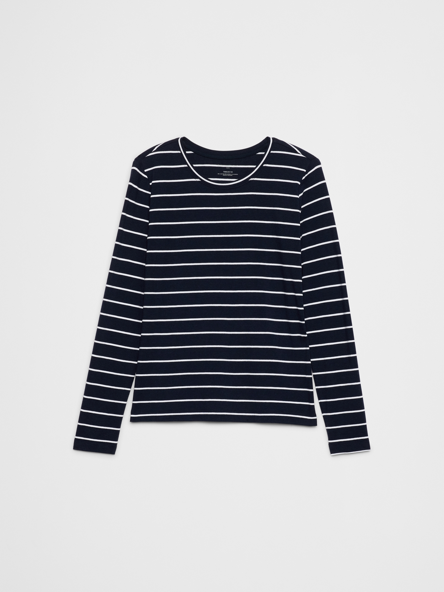 Image number 7 showing, Timeless Long-Sleeve Crew-Neck T-Shirt