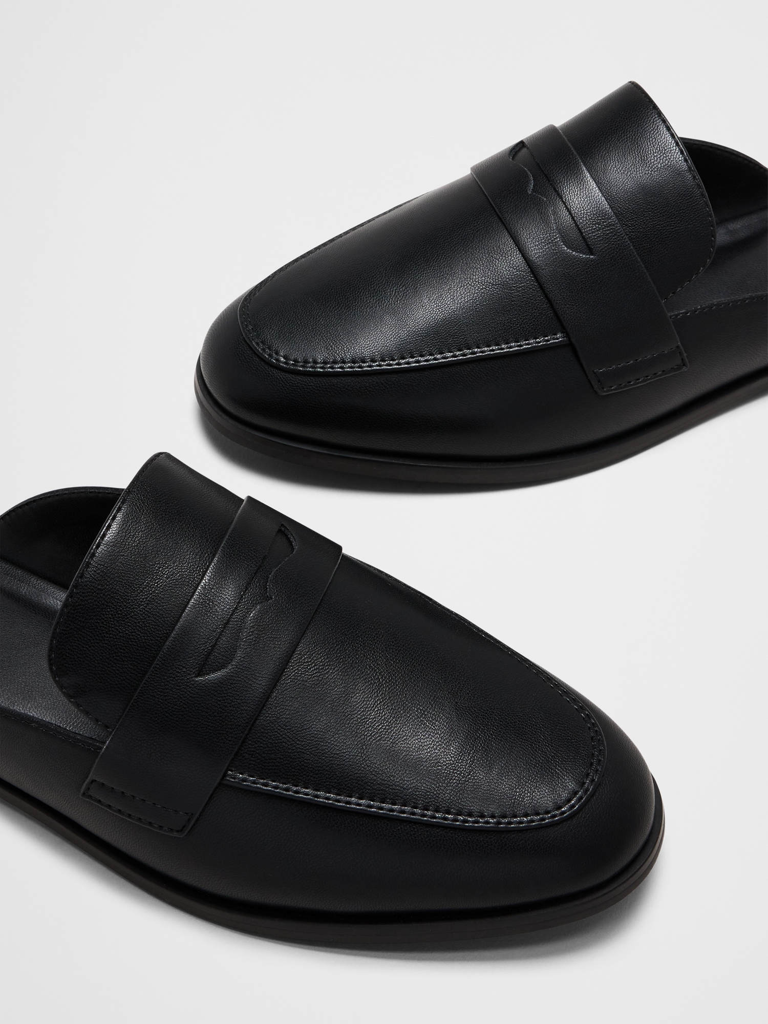Image number 5 showing, Vegan Leather Loafer Mule