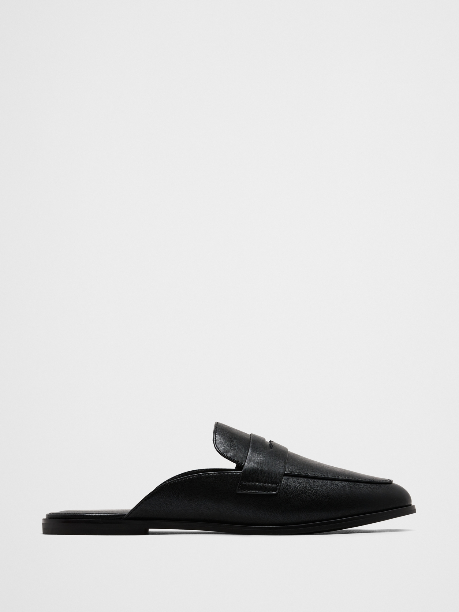 Image number 1 showing, Vegan Leather Loafer Mule
