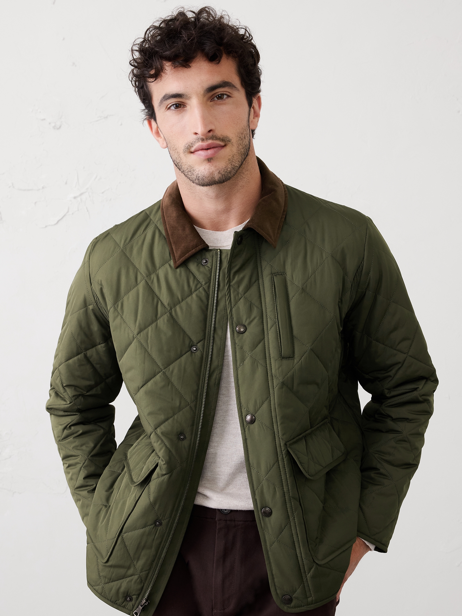 Image number 1 showing, Diamond Quilted Jacket