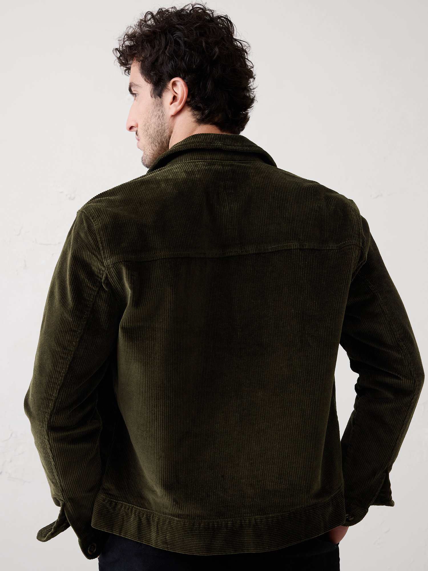 Image number 2 showing, CORDUROY HARRINGTON JACKET