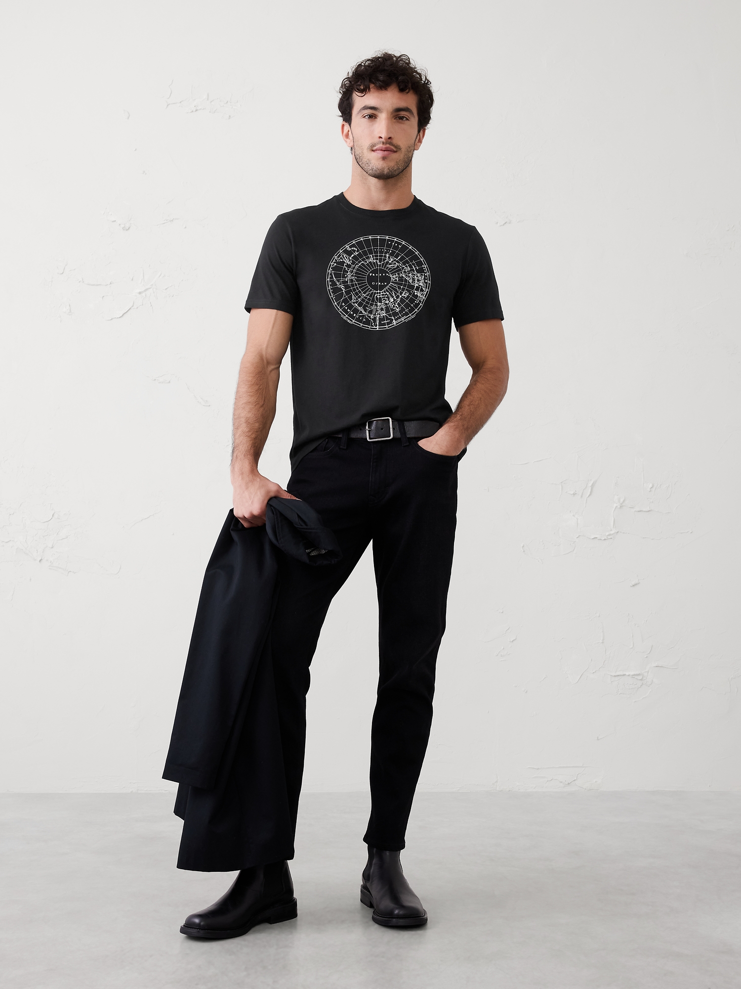 T-SHIRT IMPRIMÉ - Anthracite