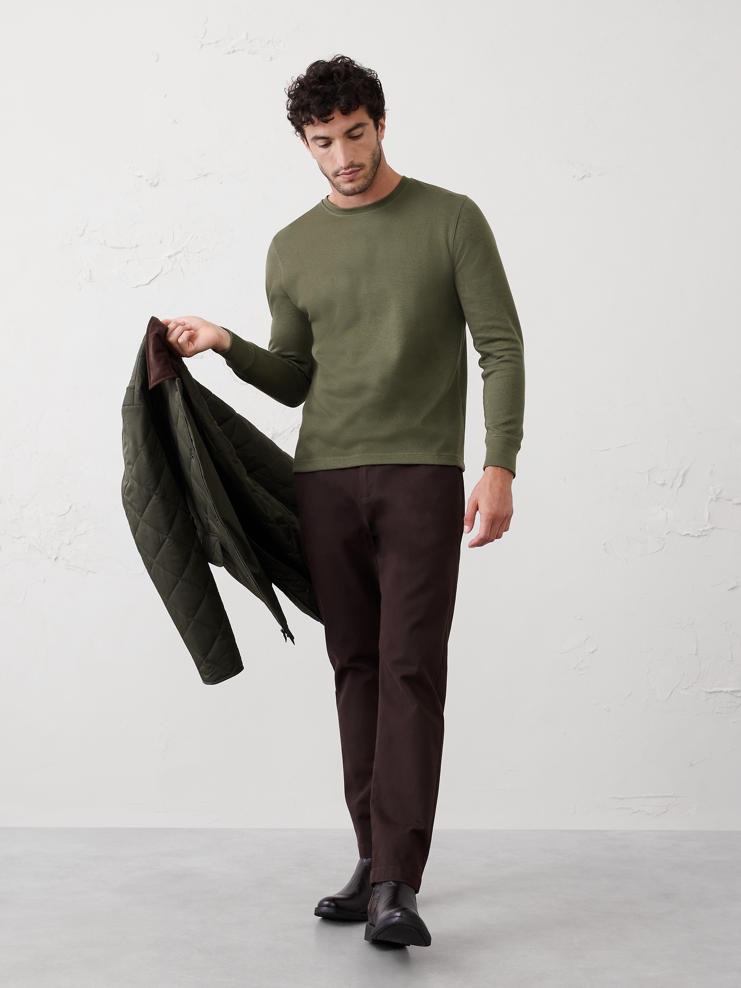 Image number 1 showing, Waffle Knit Top