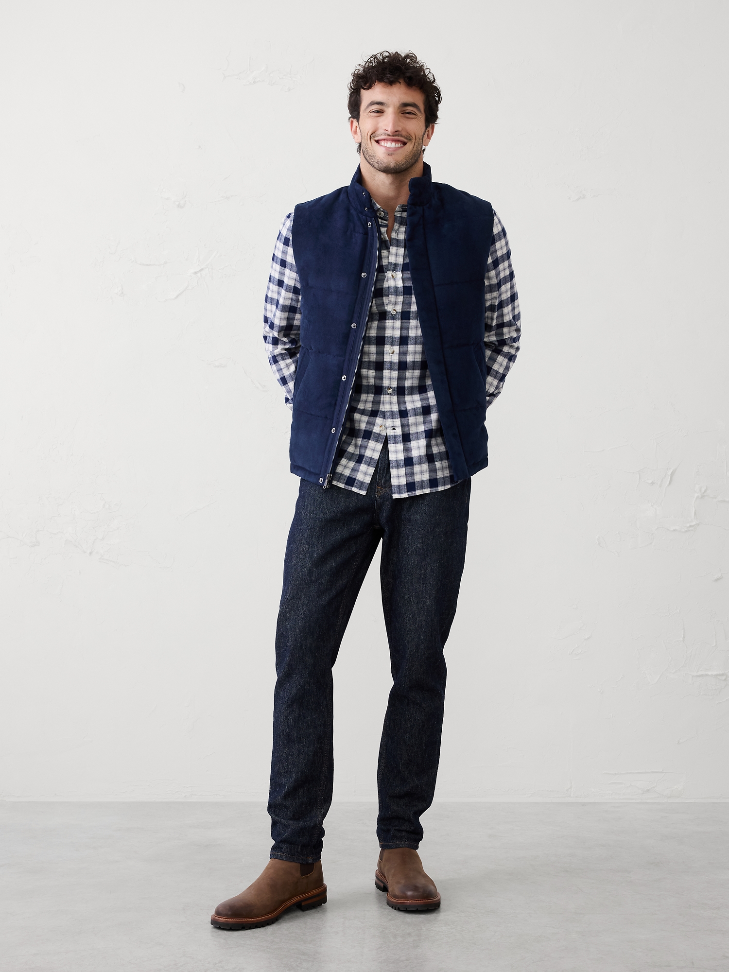 Image number 1 showing, Slim-Fit Lightweight Flannel Shirt