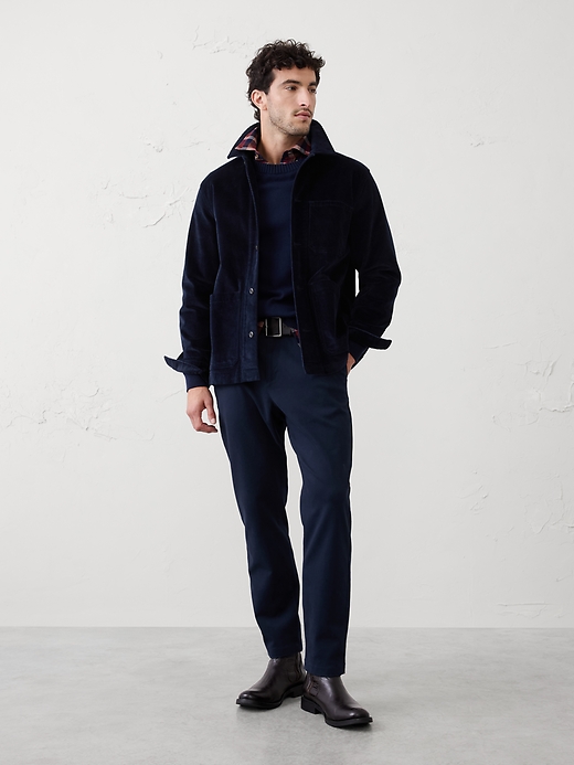 Pantalon Chino Noir Stretch Banana Republic Taille 10 - Occasion Très Bon état - Coupe Wide-leg