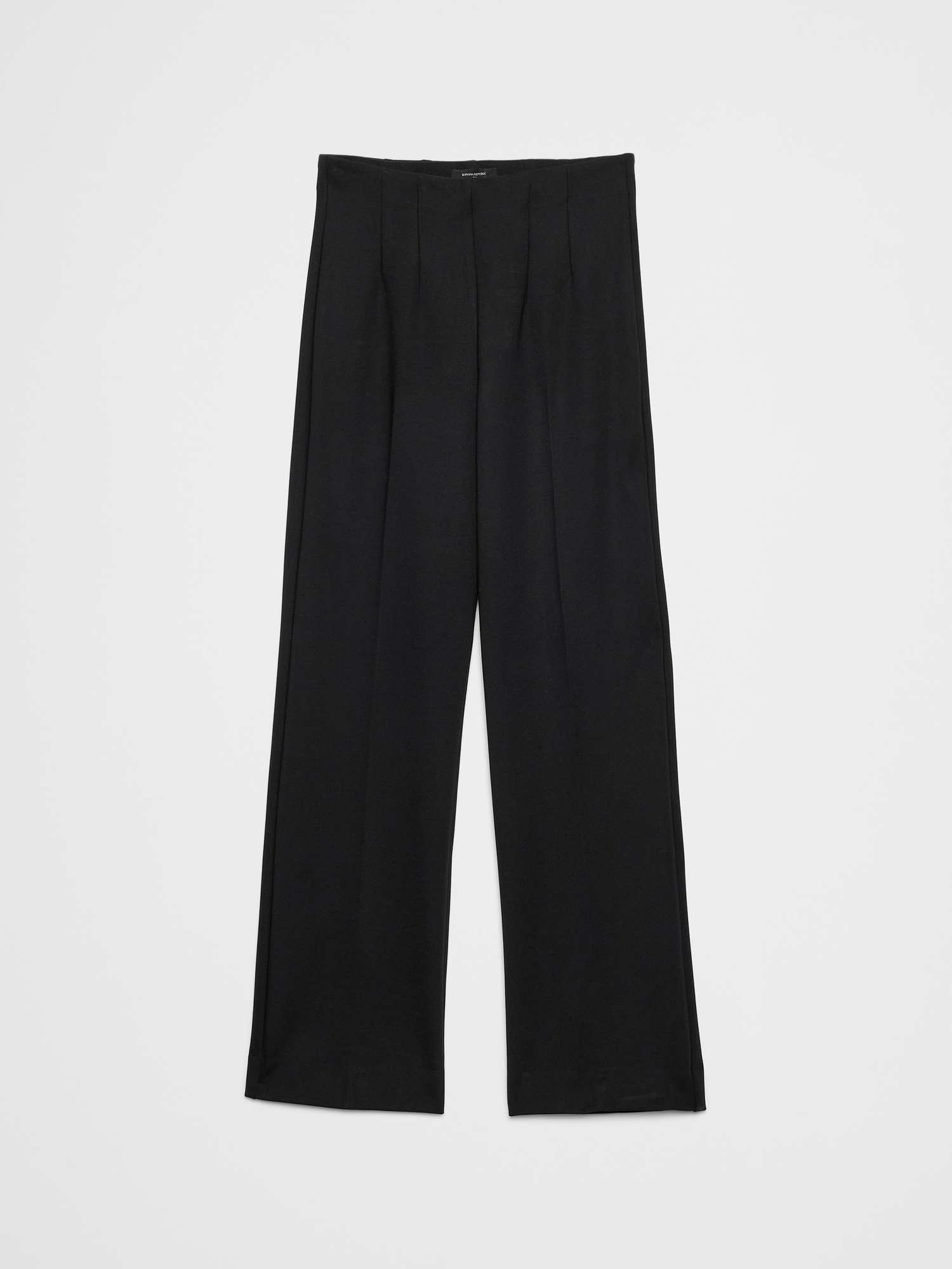 L'image numéro 7 présente Pantalon droit en tricot point de Rome