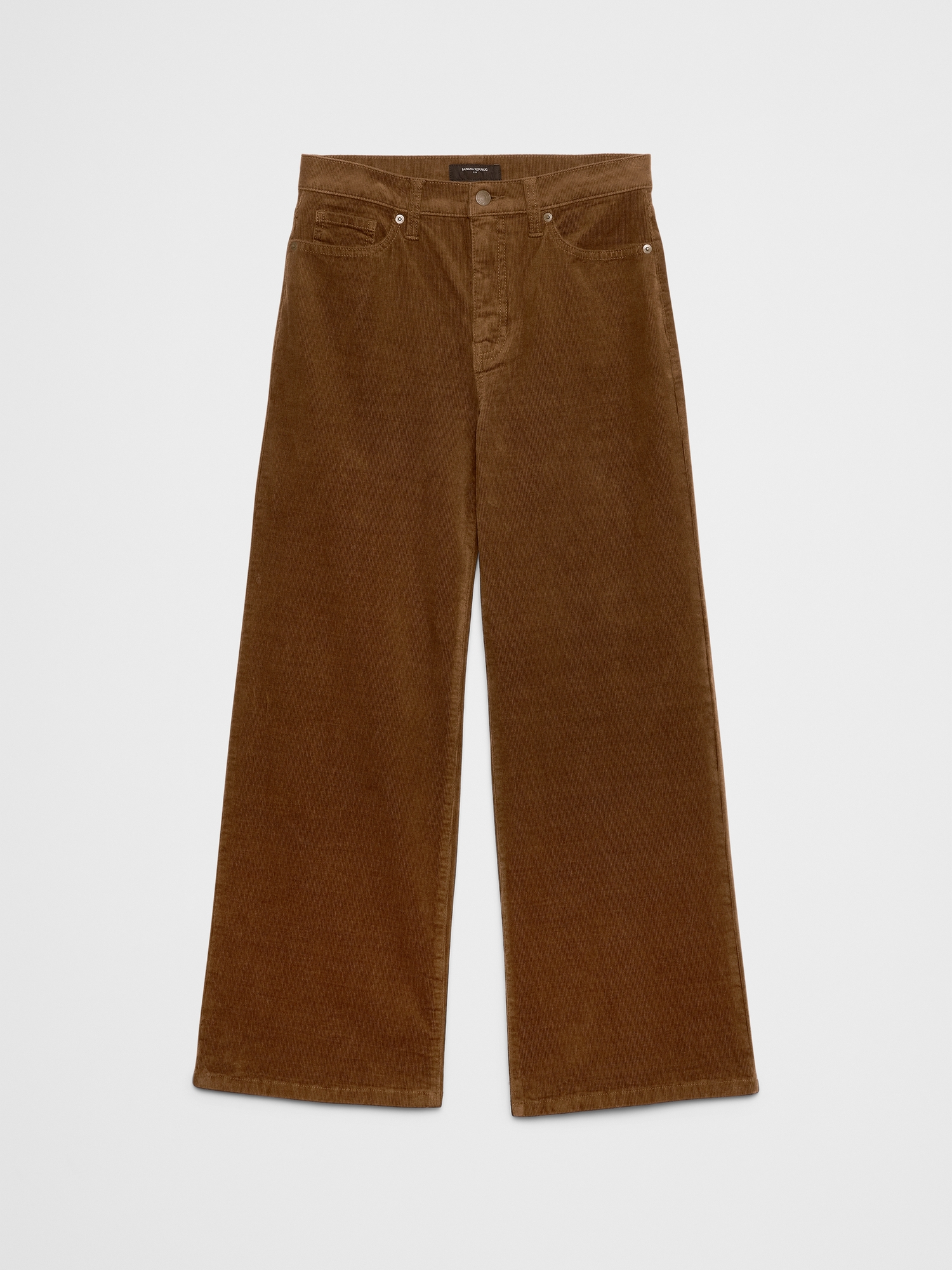 Image number 4 showing, Wide-Leg High-Rise Corduroy Jean