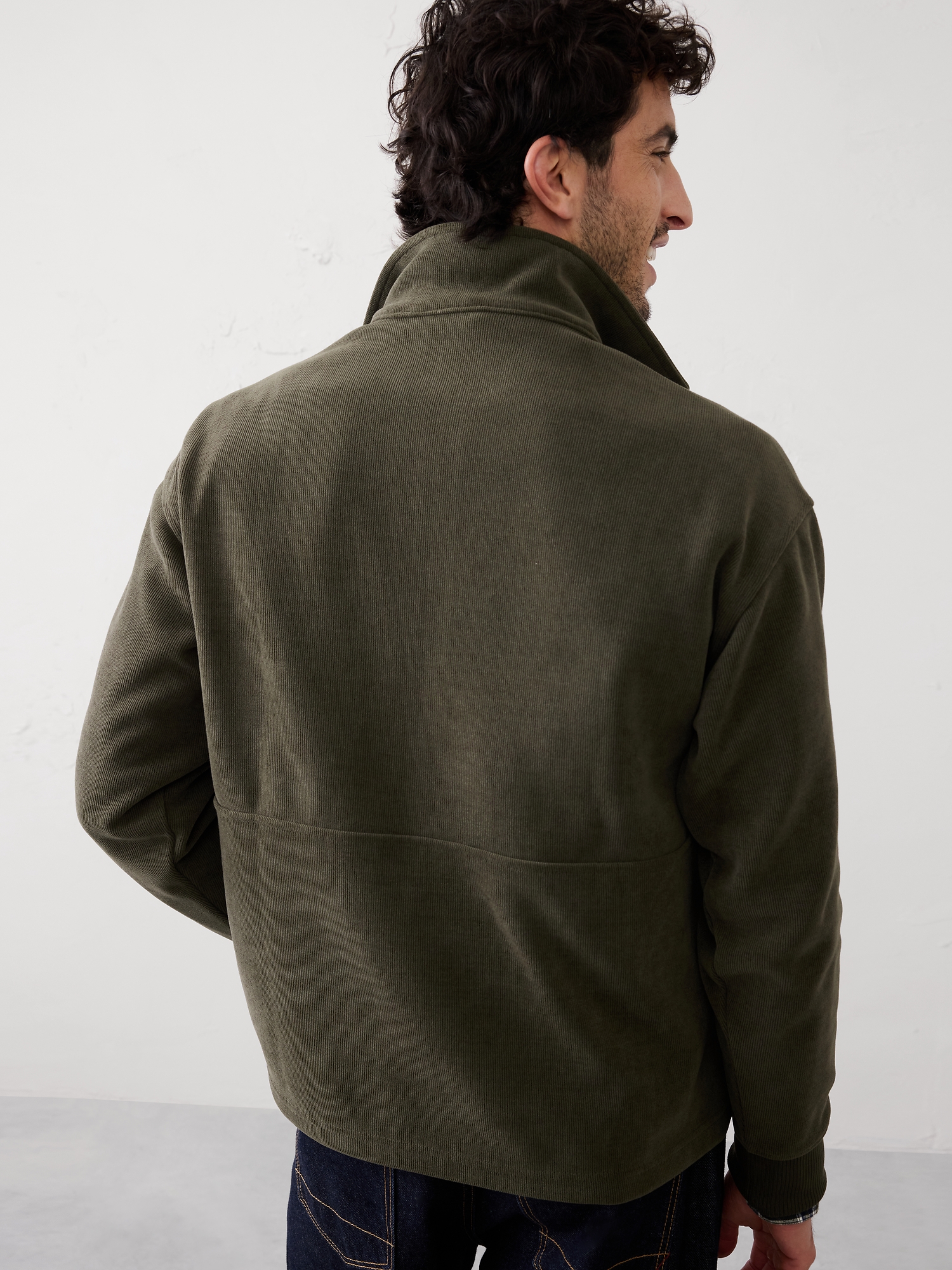 Image number 2 showing, Knit Half-Zip Sweatshirt