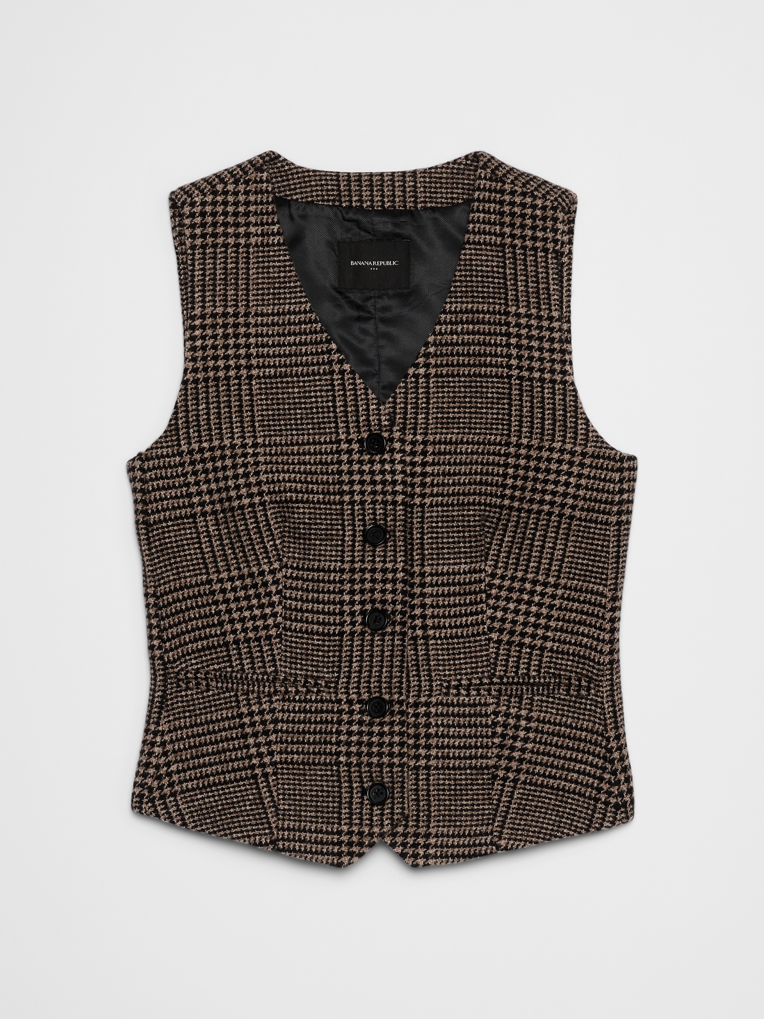 Image number 4 showing, Plaid Short Classic Vest