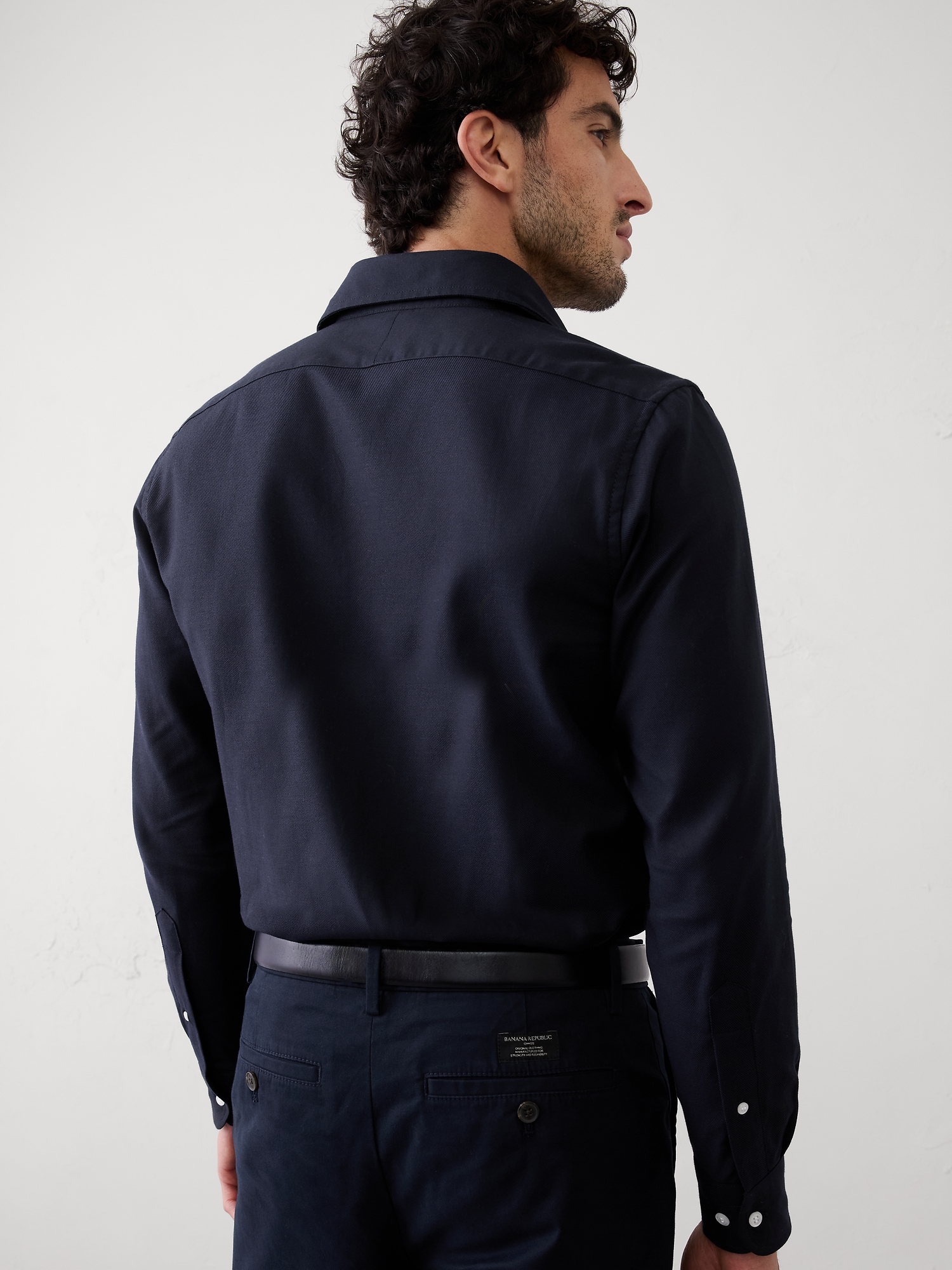Image number 5 showing, Slim-Fit Dobby Dress Shirt