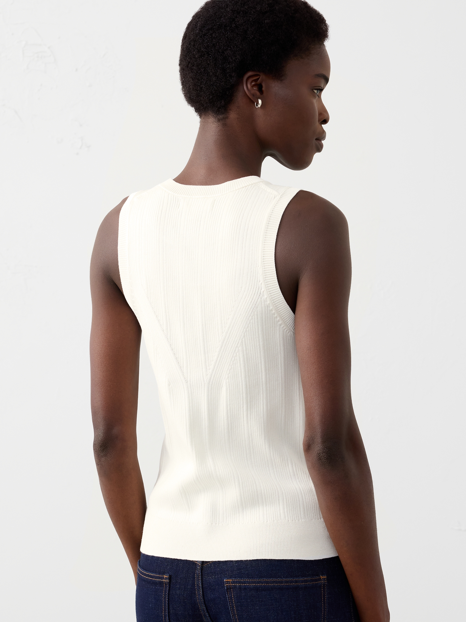 Image number 2 showing, Variegated Ribbed Shell Sweater