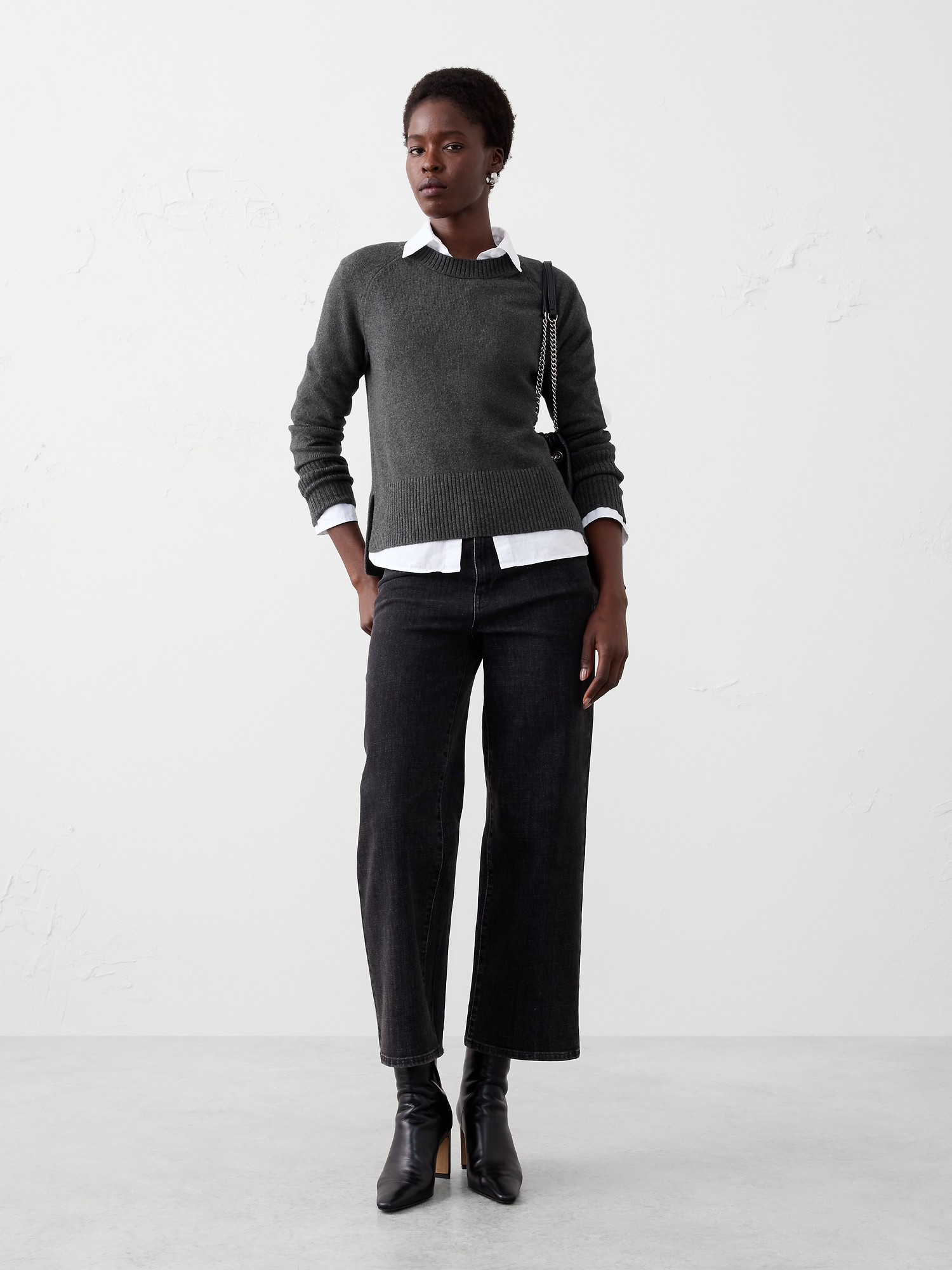 Perfectly Soft Sweater - Charcoal