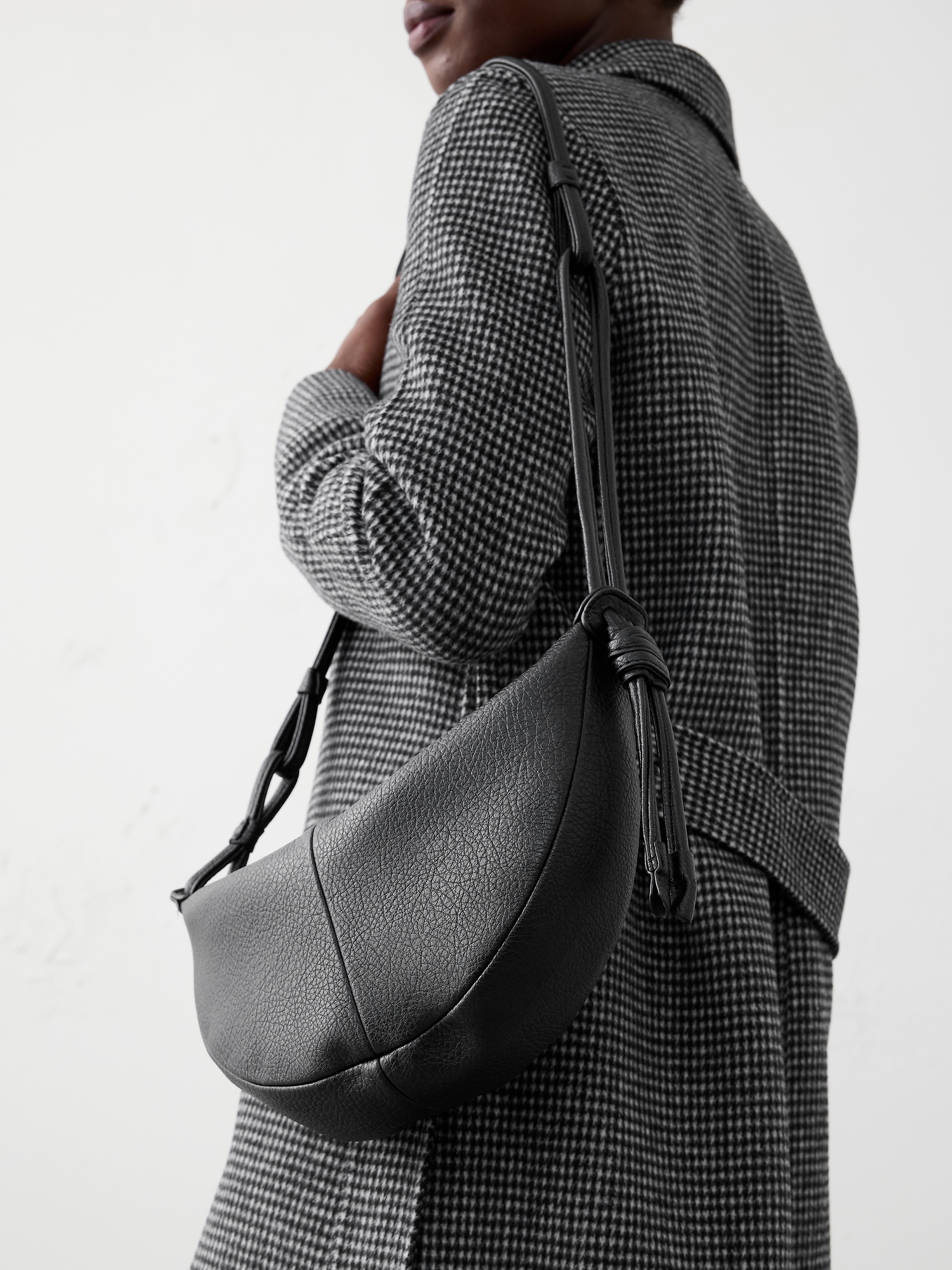 Image number 2 showing, Vegan Leather Sling Crossbody