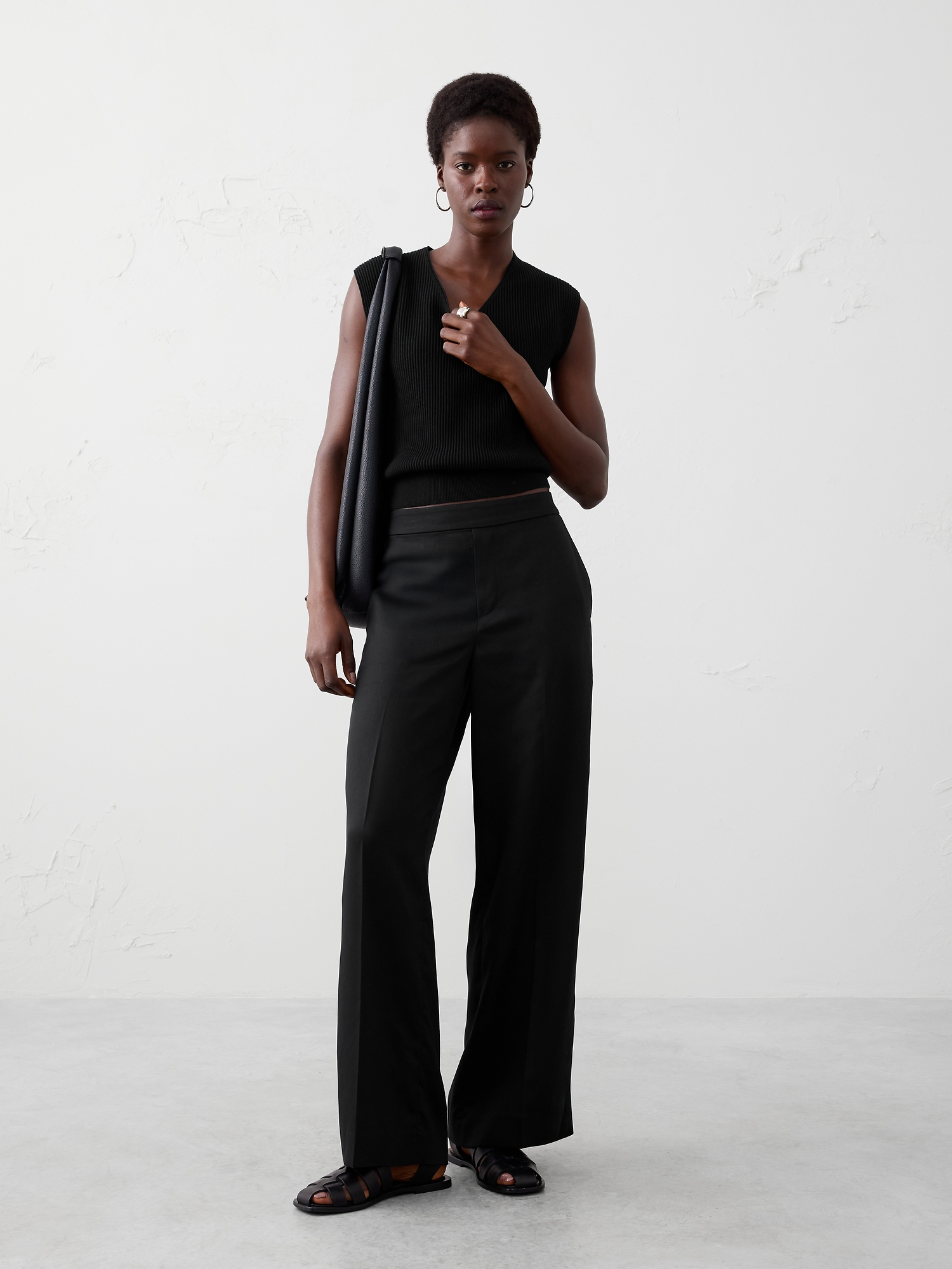 Image number 1 showing, Hayden Wide-Leg High-Rise TENCEL&#153 Pant
