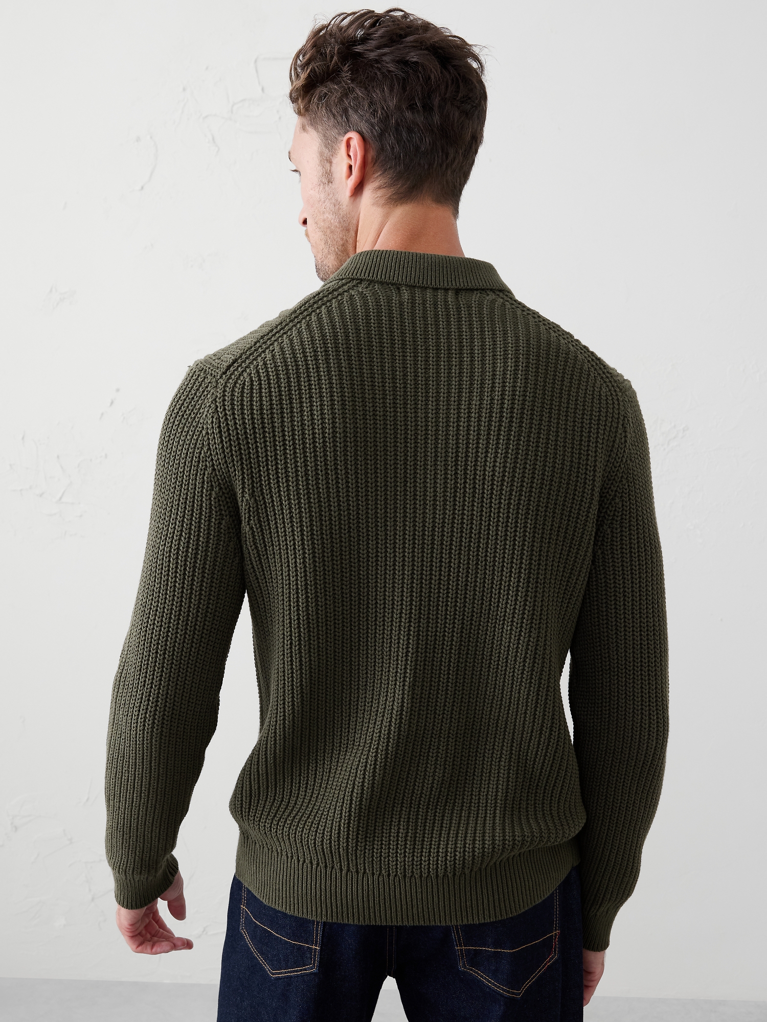 Image number 2 showing, Cable Sweater Polo