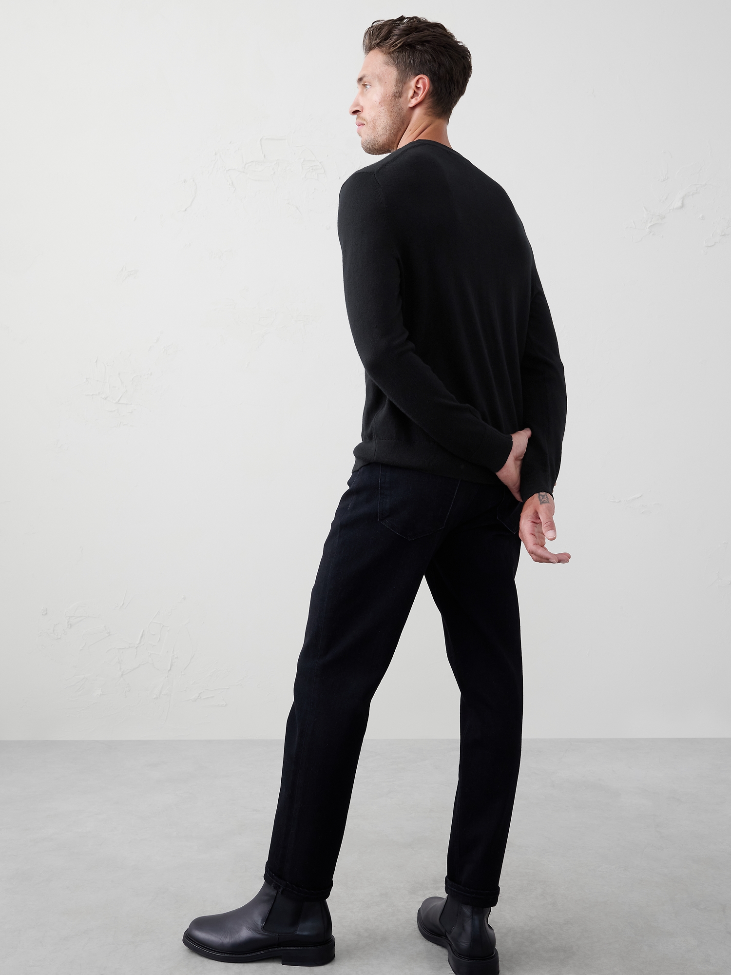 Image number 2 showing, Merino Wool V-Neck Sweater
