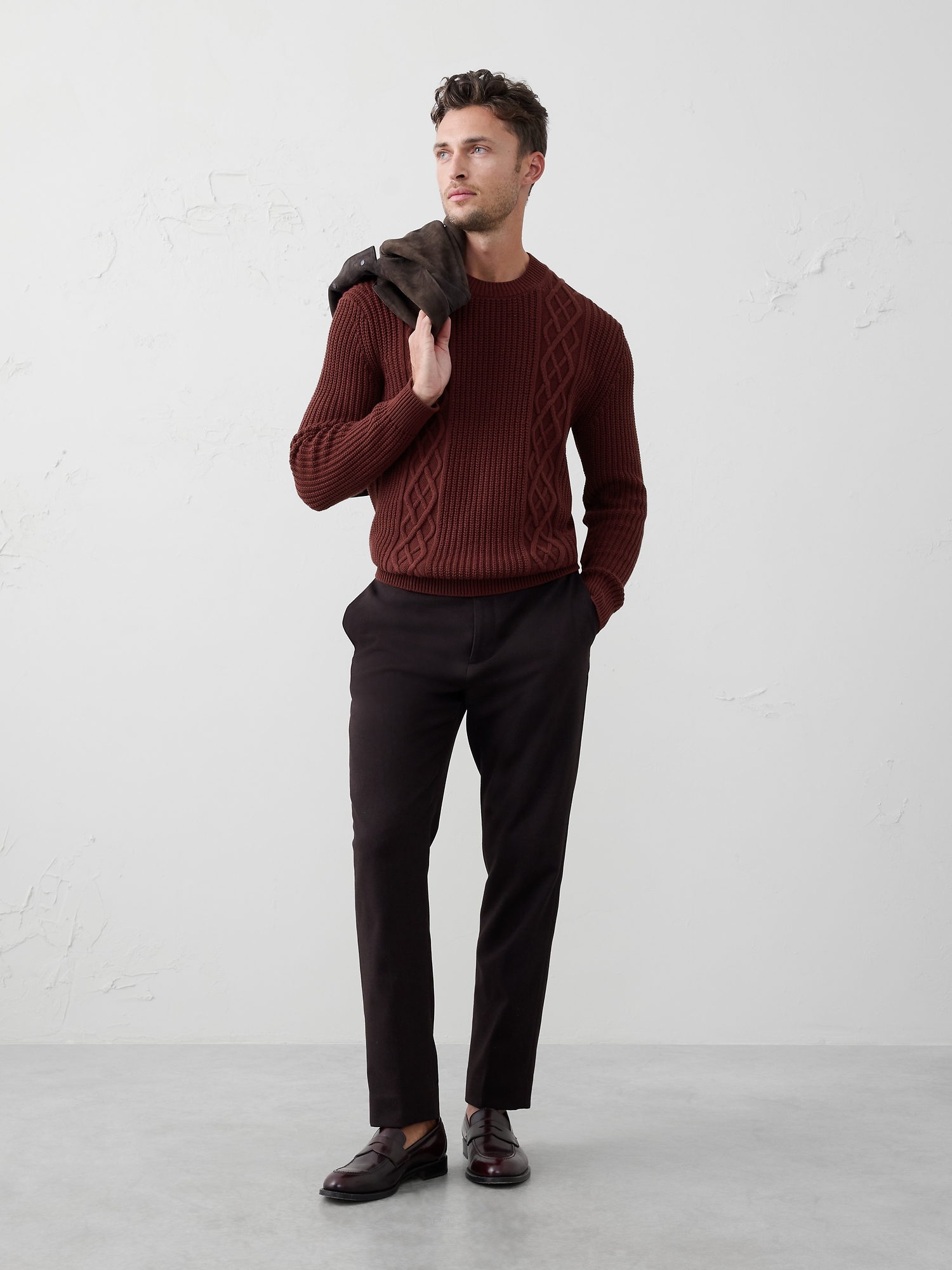 Image number 1 showing, Cable Sweater
