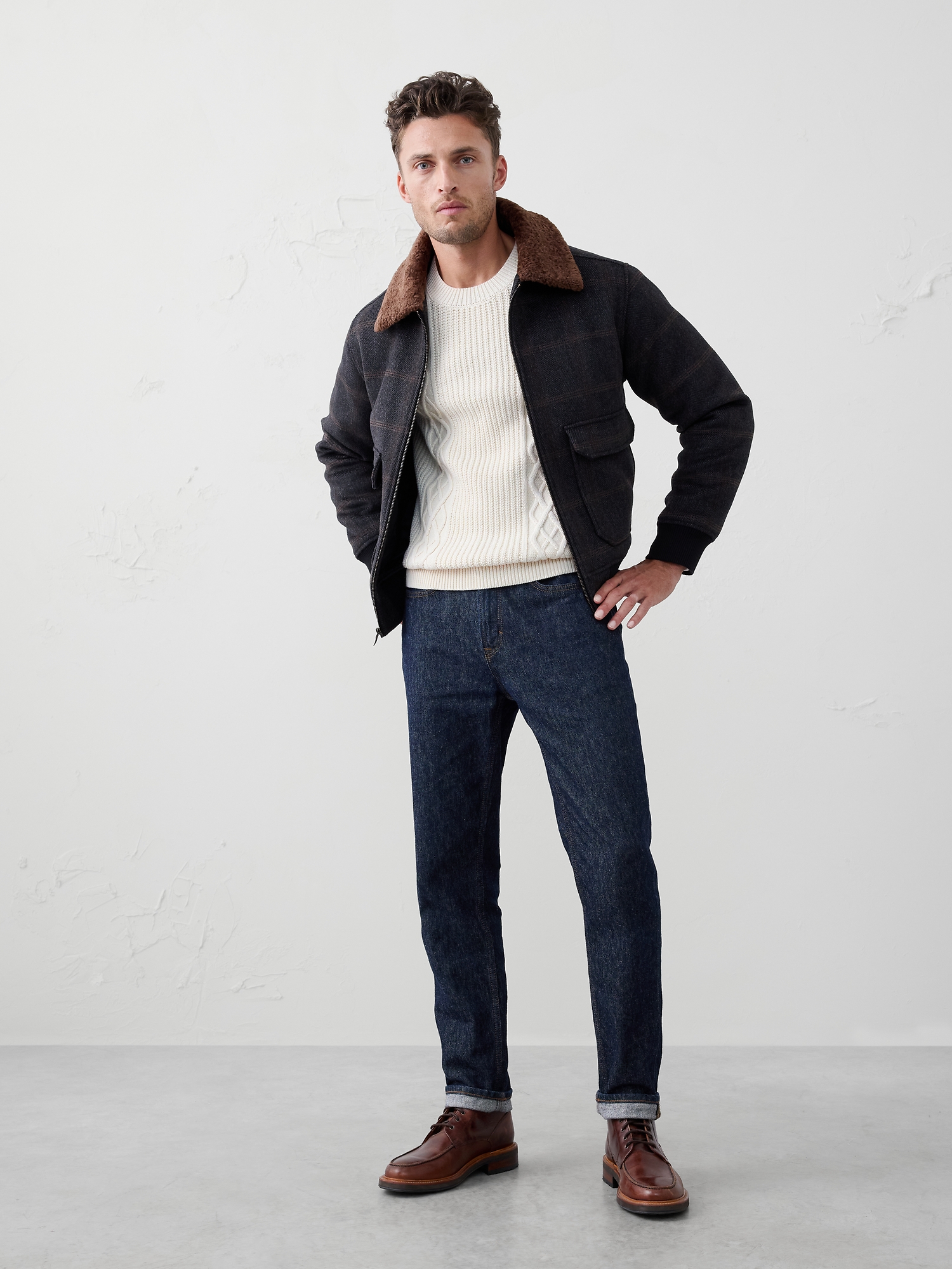 Image number 3 showing, Cable Sweater
