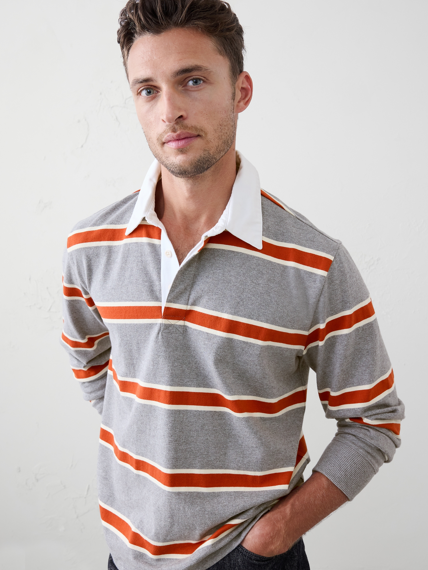 L'image numéro 3 présente Chandail de style rugby