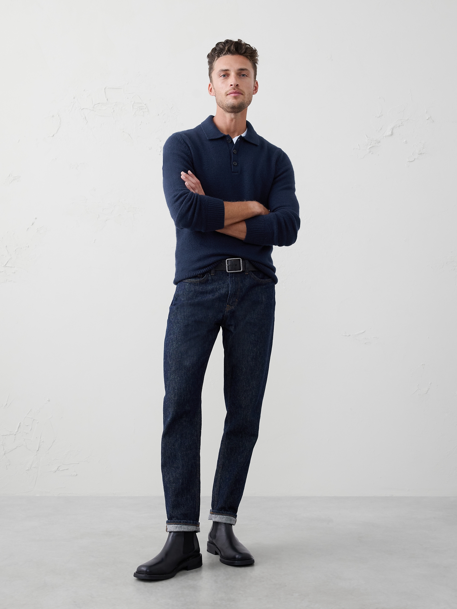 Image number 1 showing, Cozy Sweater Polo