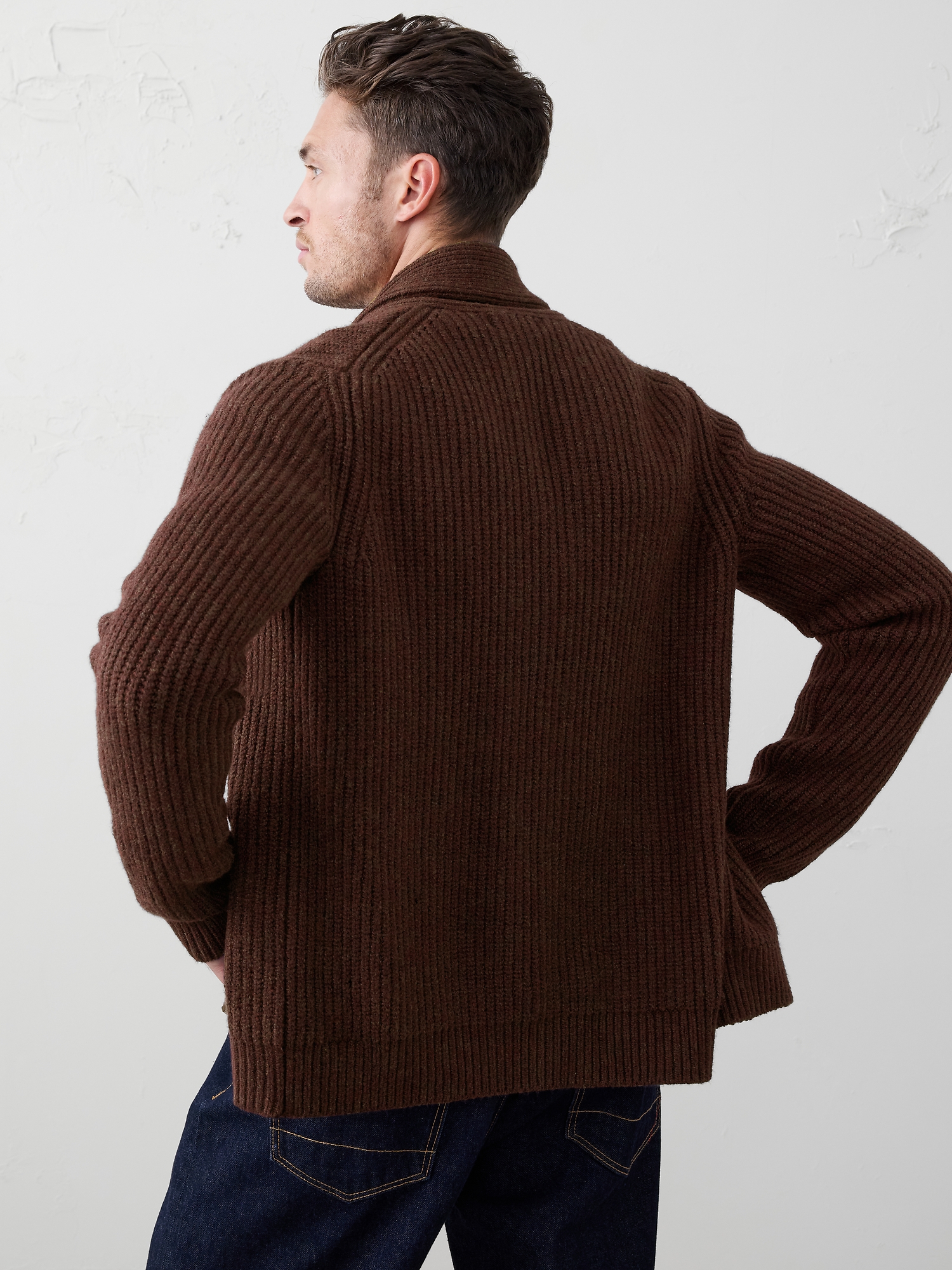 L'image numéro 5 présente Cardigan douillet à col châle