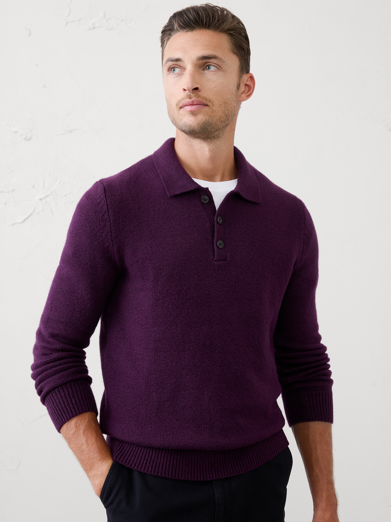 Image number 1 showing, Cozy Sweater Polo