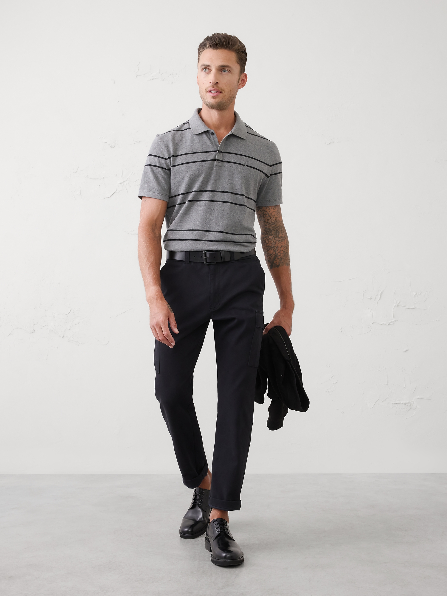 Image number 1 showing, Standard-Fit Cotton Pique Polo