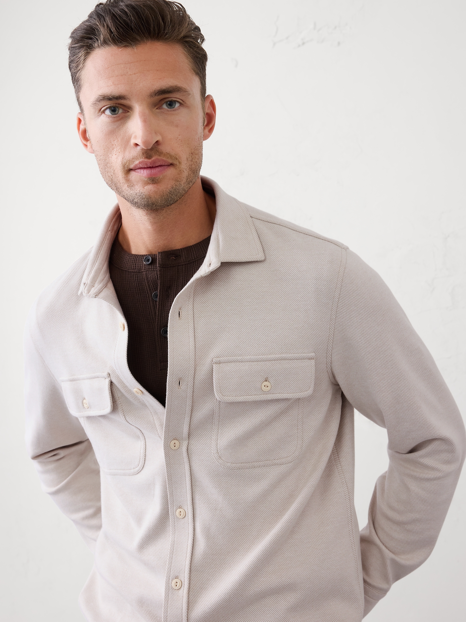L'image numéro 3 présente Chemise standard en chamois