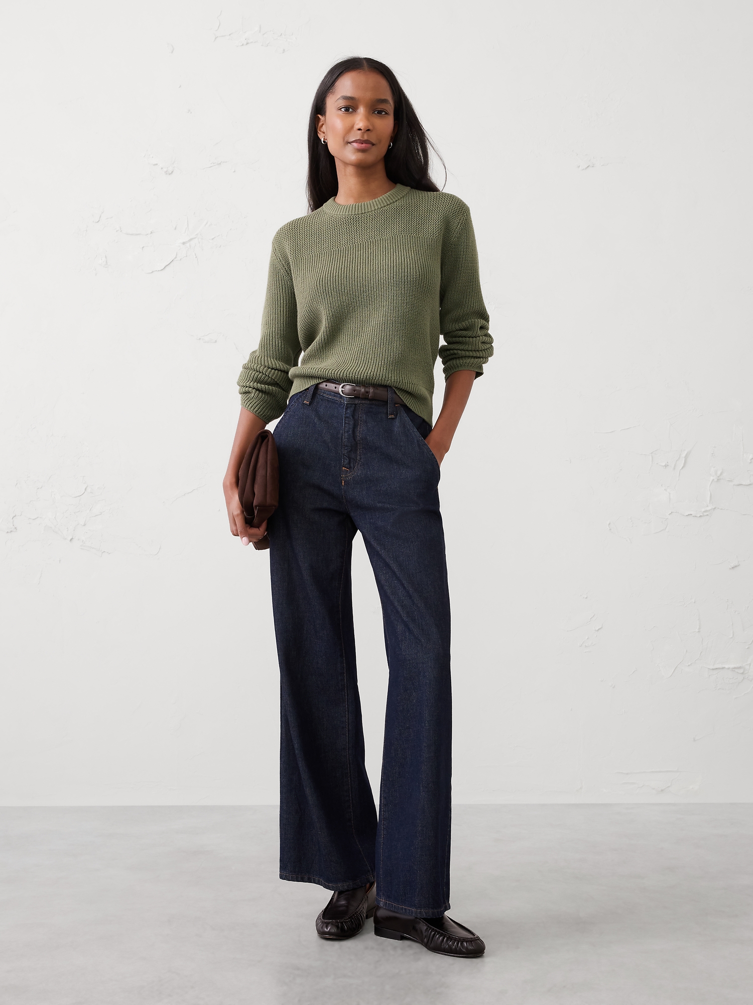 Textured Pullover Sweater