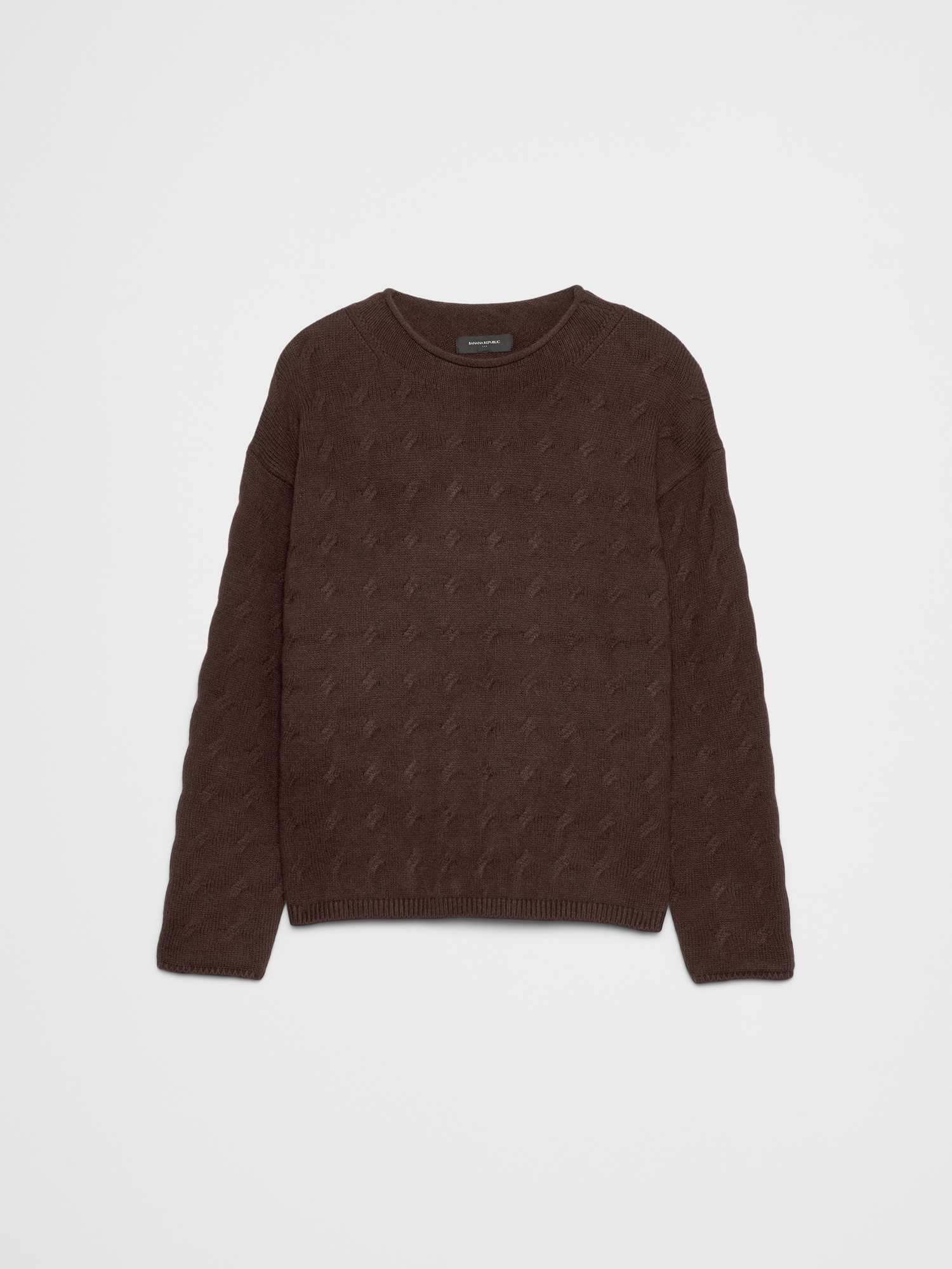 Image number 4 showing, Cable Roll-Neck Sweater