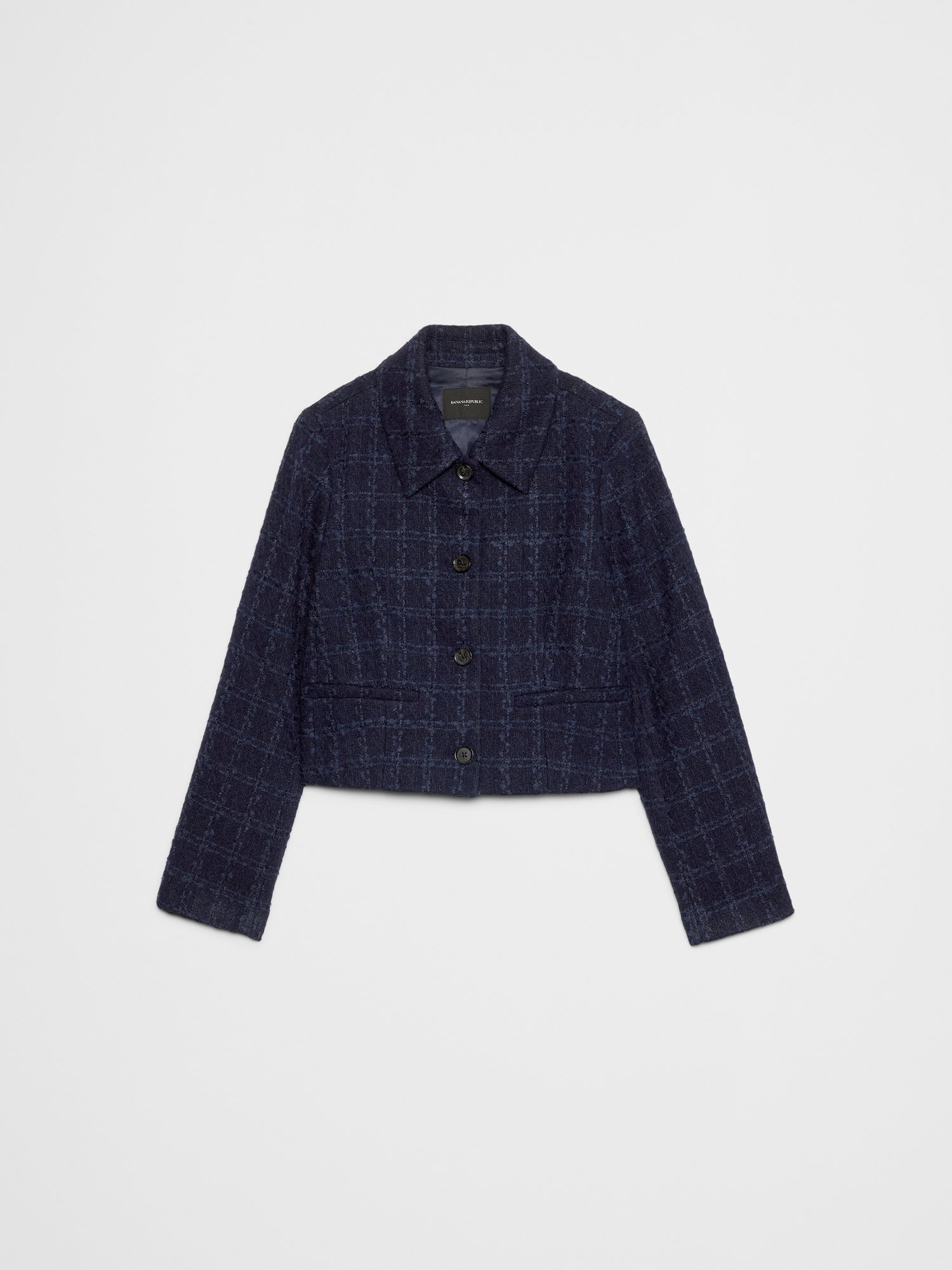 Image number 4 showing, Textured Cropped Jacket