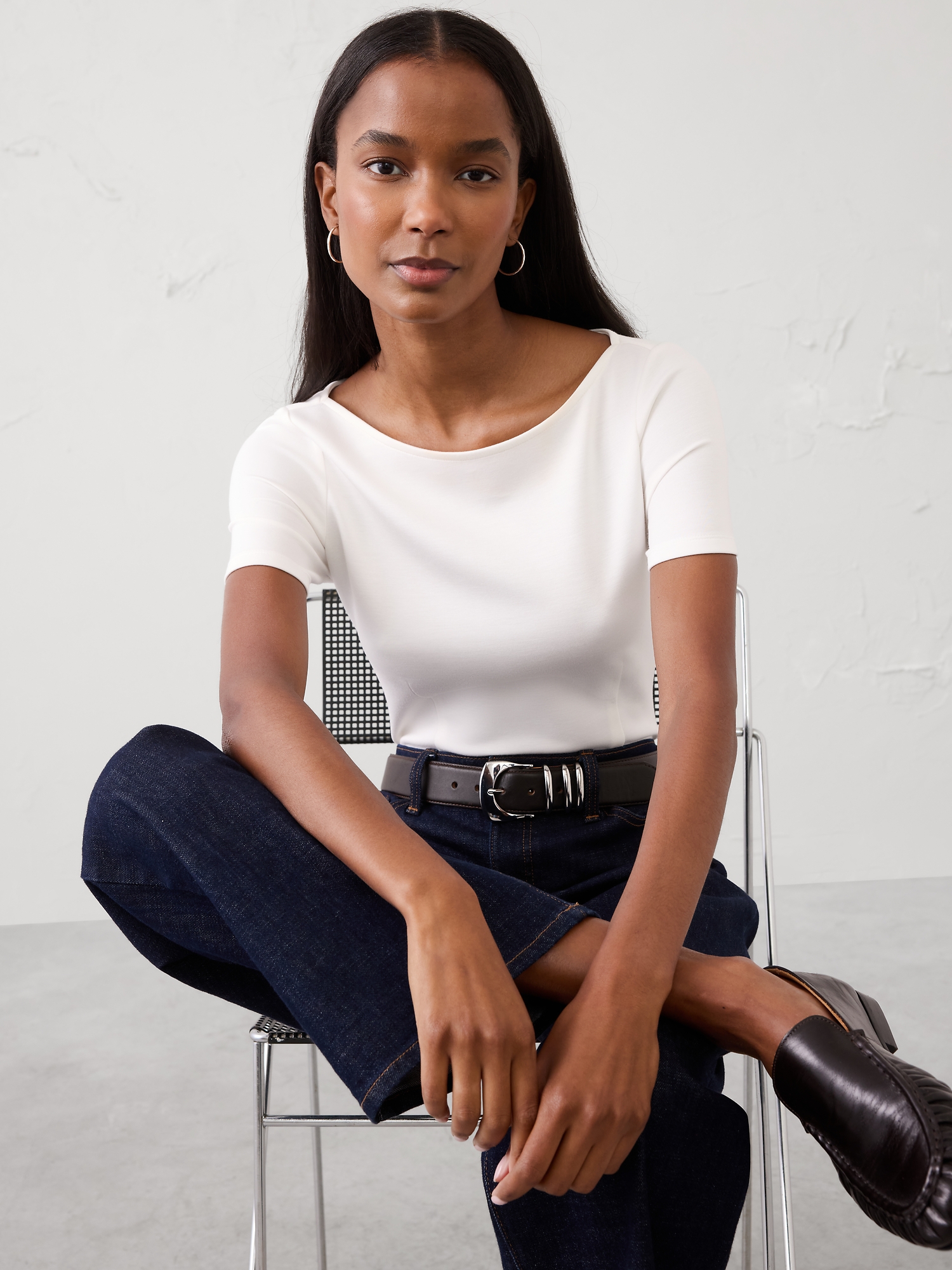 Scuba Seamed Top