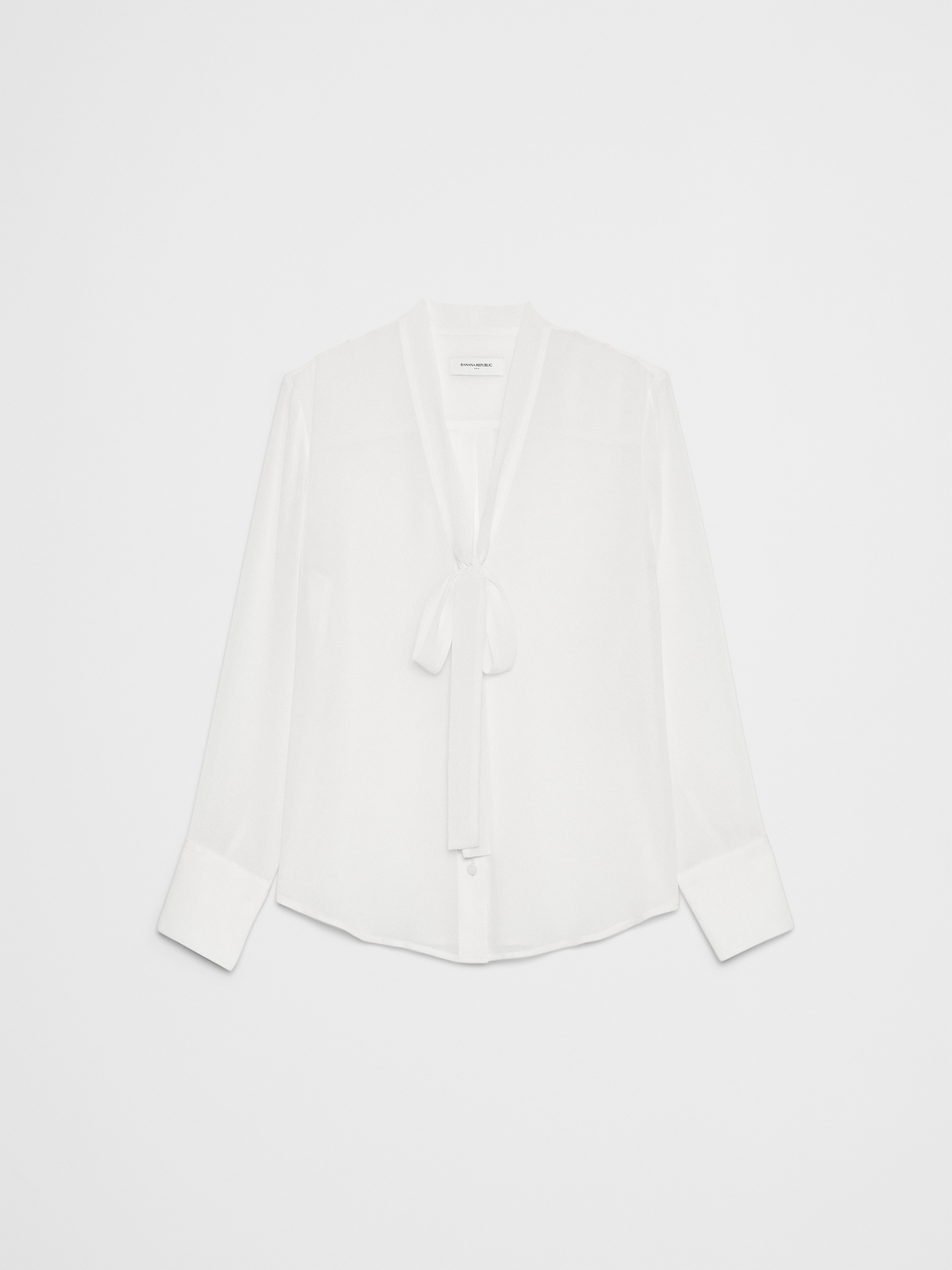 Image number 4 showing, Tie-Neck Blouse