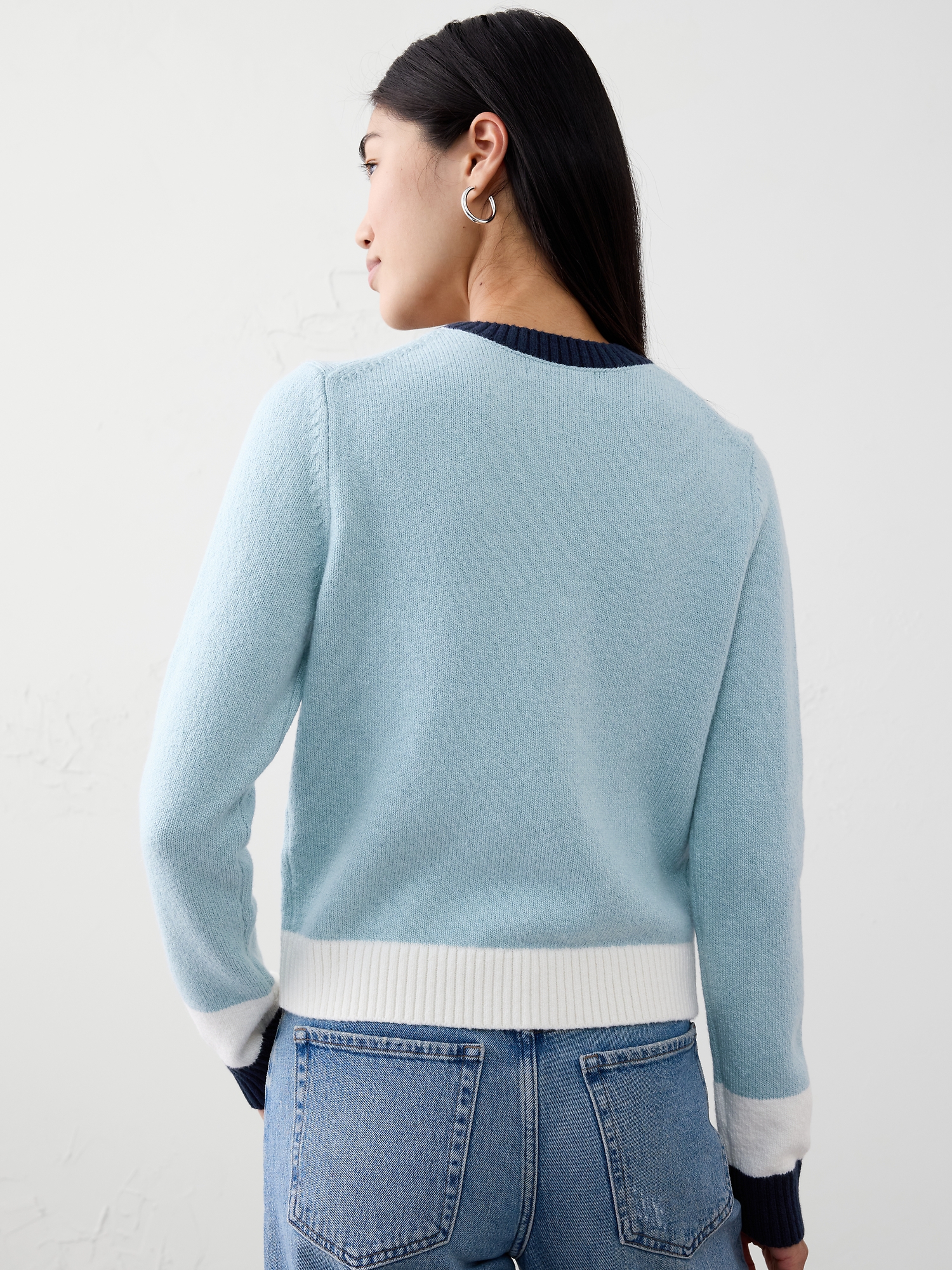Image number 2 showing, Color Blocked Pullover Sweater