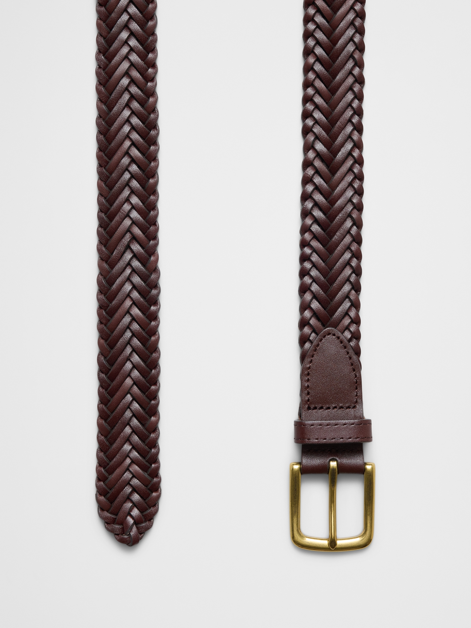 L'image numéro 2 présente Ceinture en cuir tressé