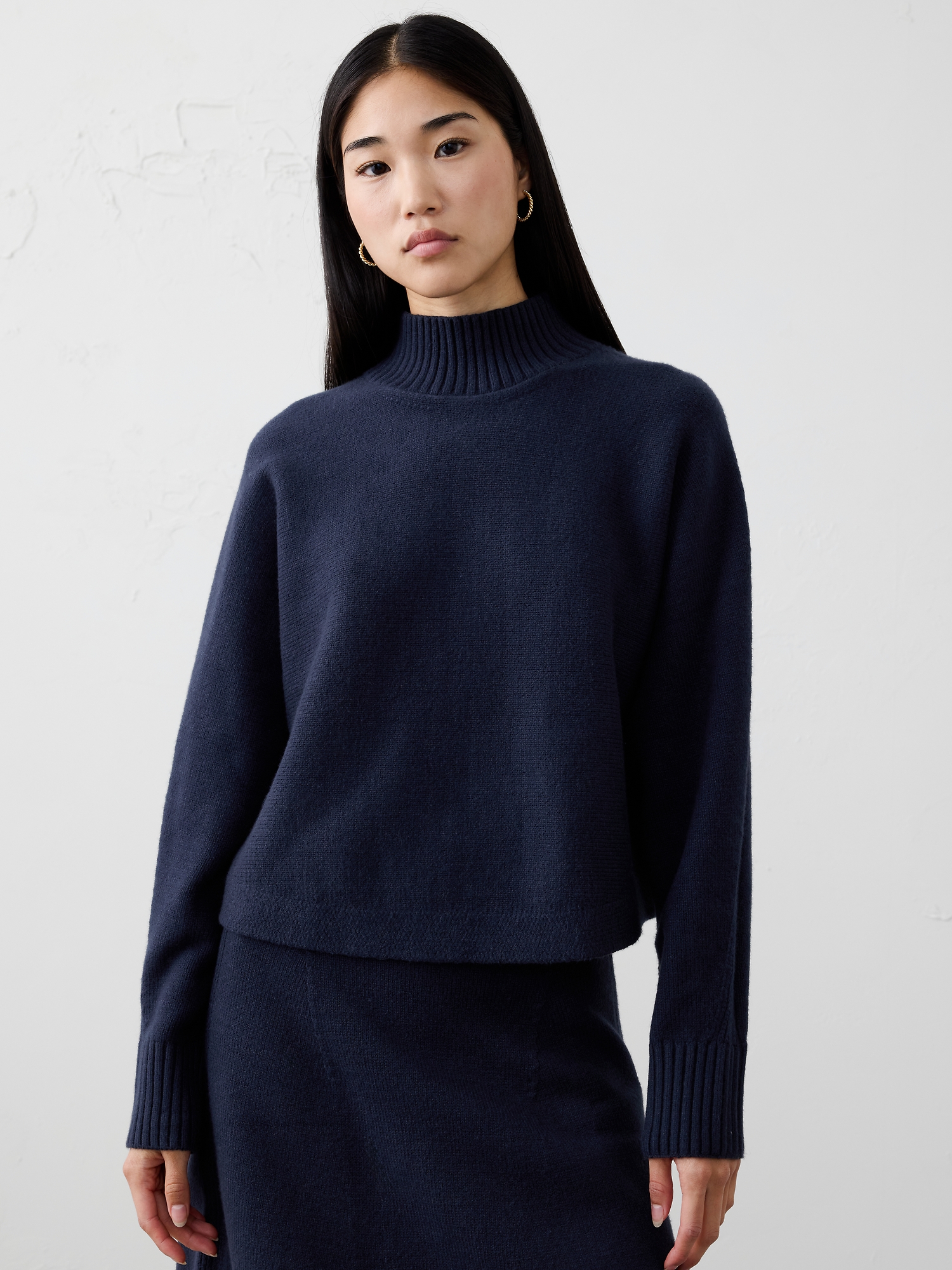 Image number 1 showing, Oversized Ribbed Cropped Sweater