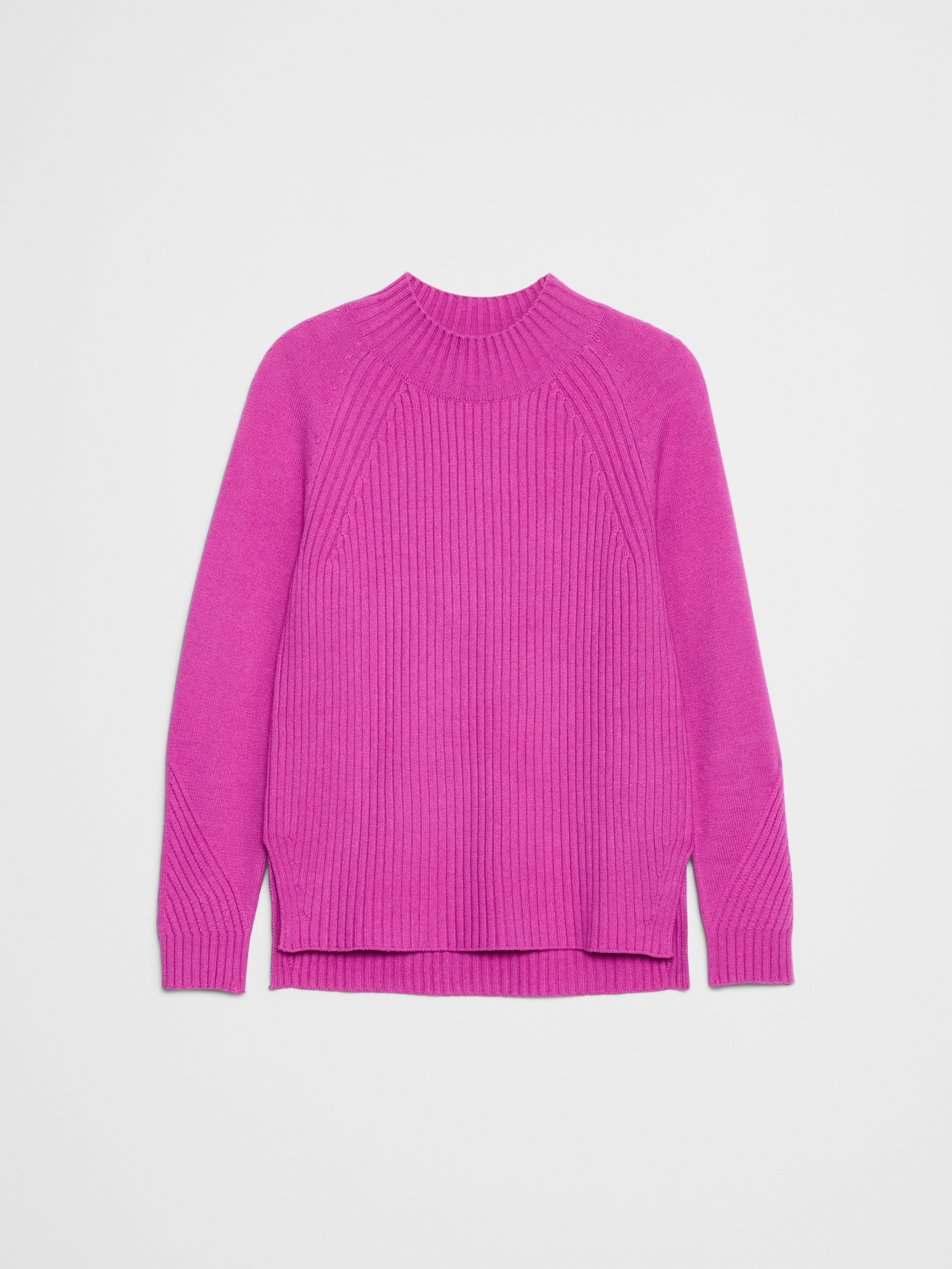Image number 4 showing, Mixed Ribbed Turtleneck Sweater