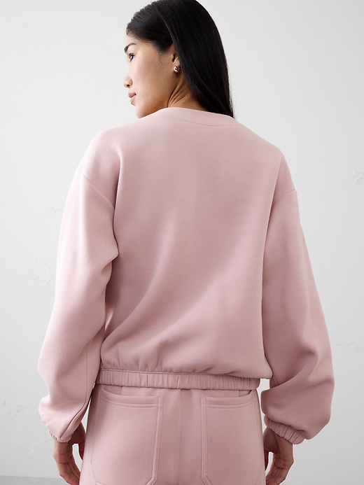 Weekender High-Neck Sweatshirt | Banana Republic Factory