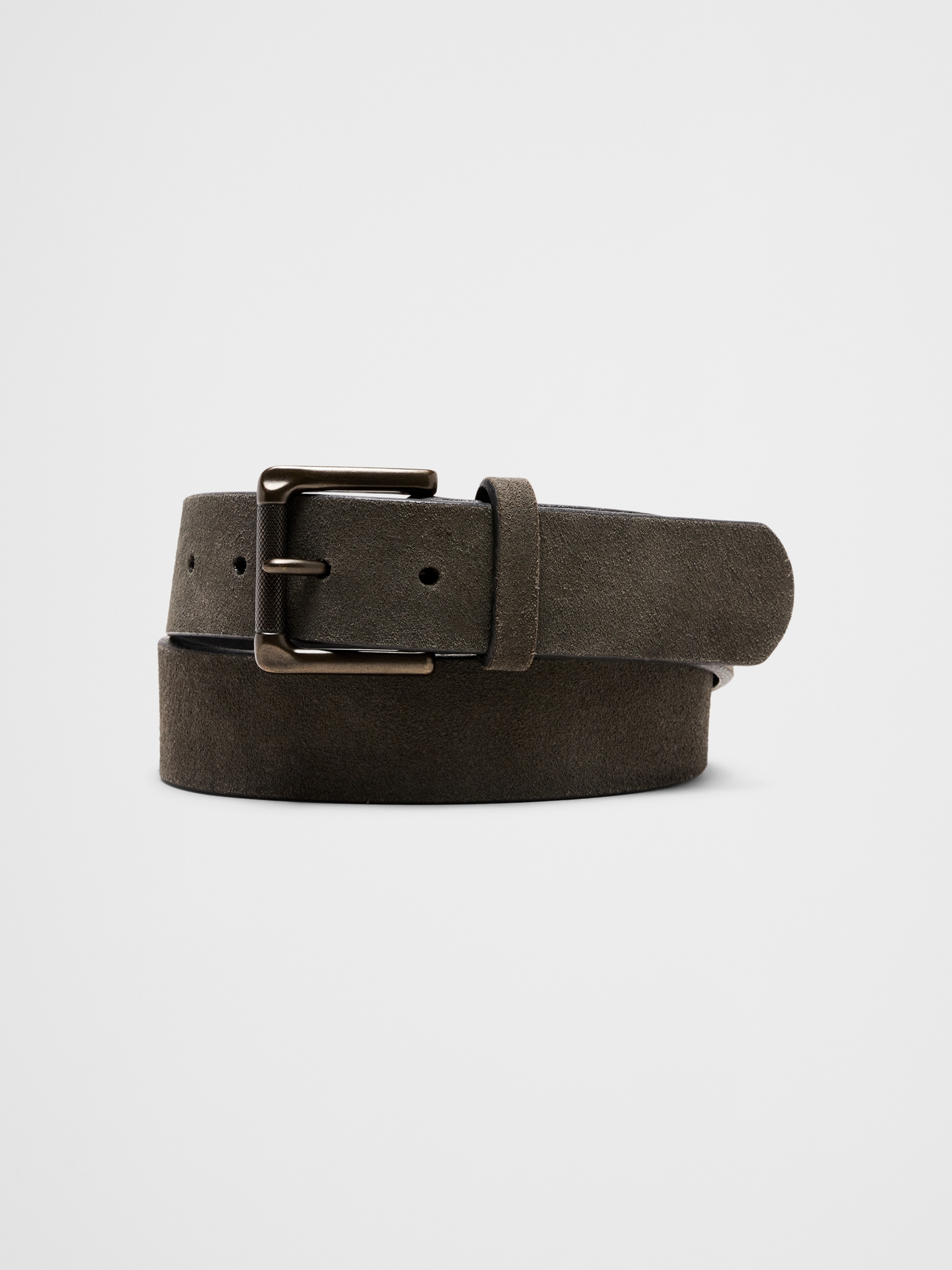 Image number 1 showing, Suede Roller Buckle Belt