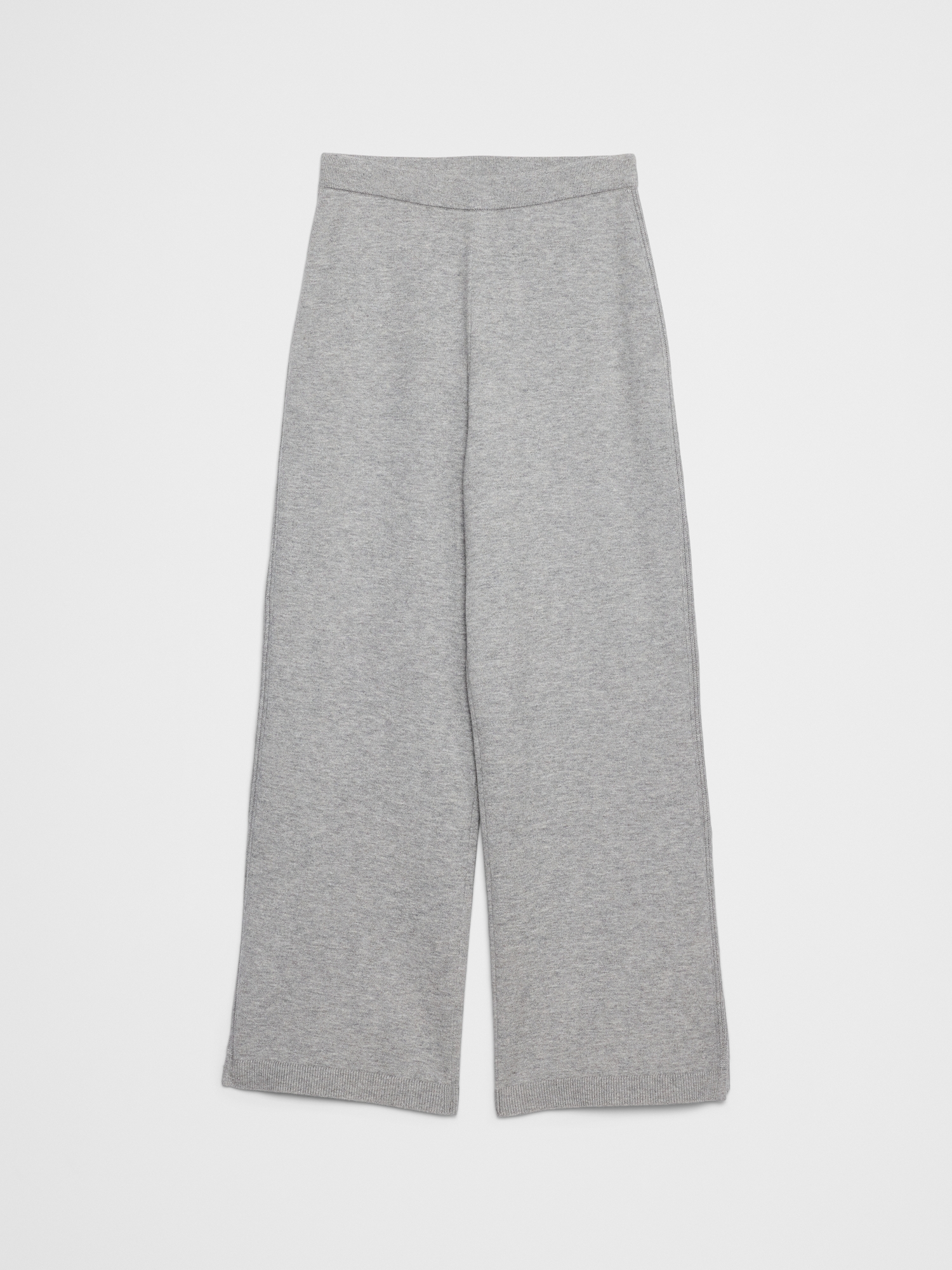 Image number 4 showing, Wide-Leg Mid-Rise Pull-On Sweater Pant