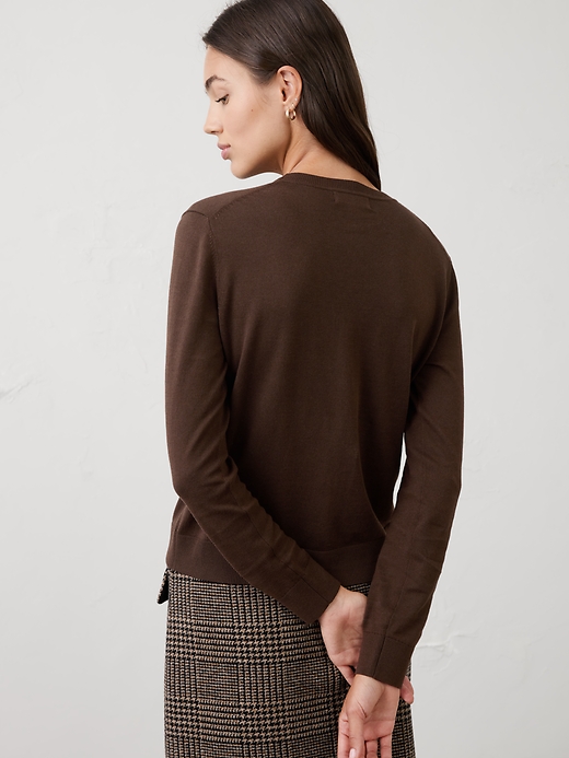 Forever V-Neck Cardigan Sweater Banana Republic Factory