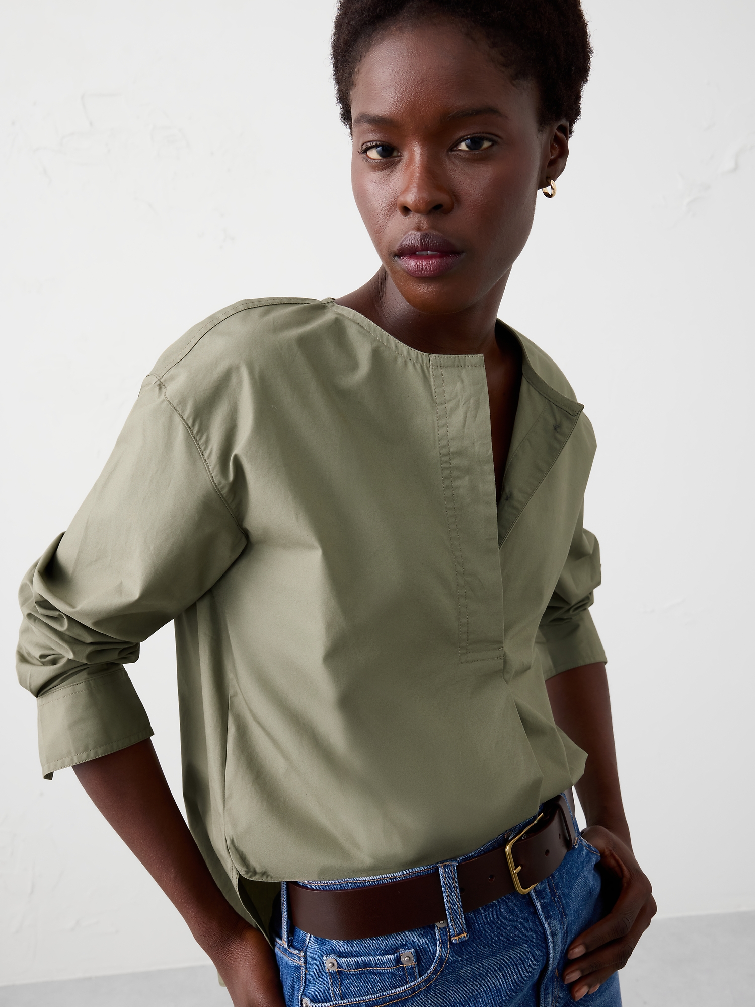 Image number 3 showing, Placket Popover Shirt
