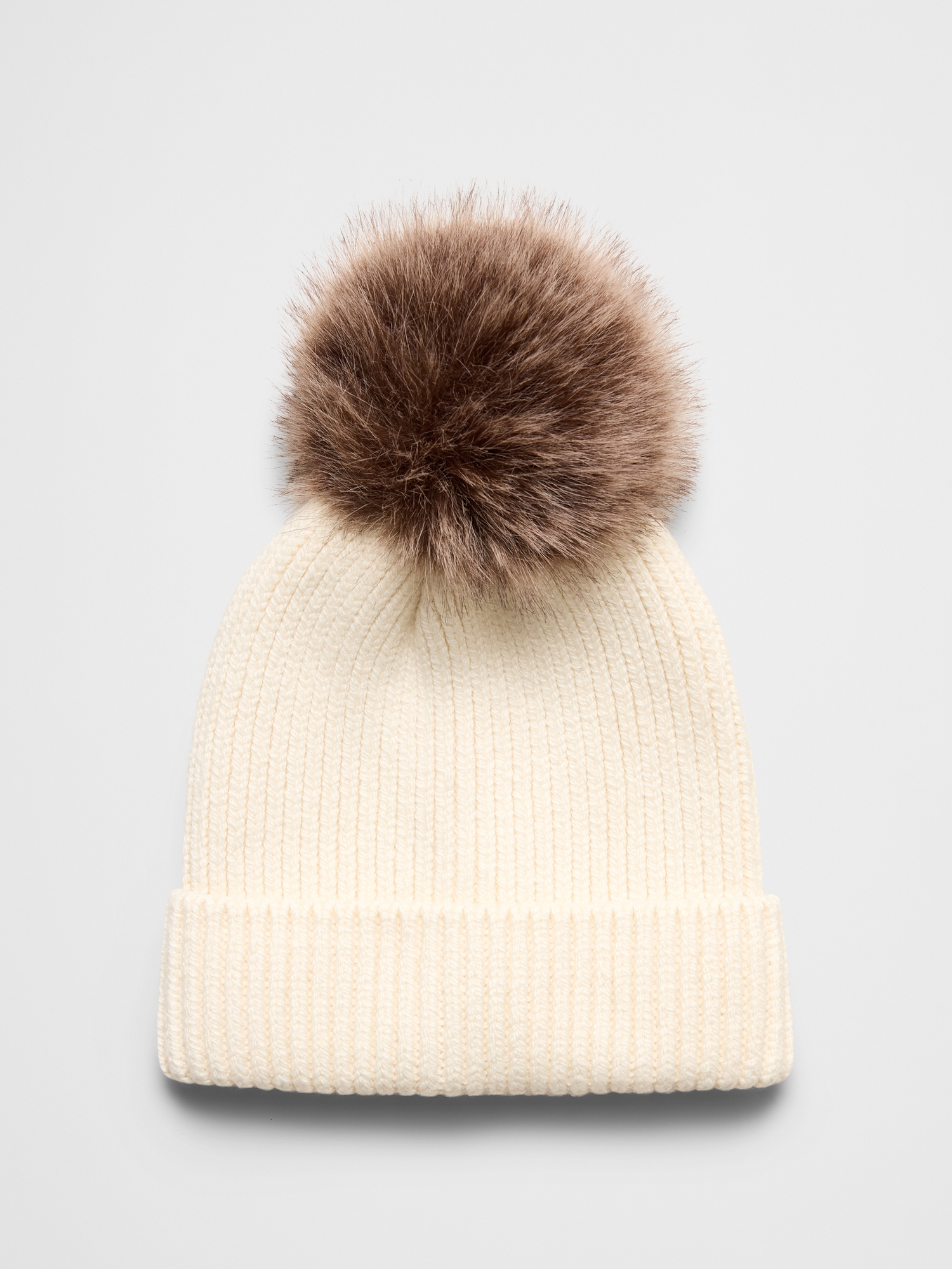 Image number 1 showing, Ribbed Pom Beanie