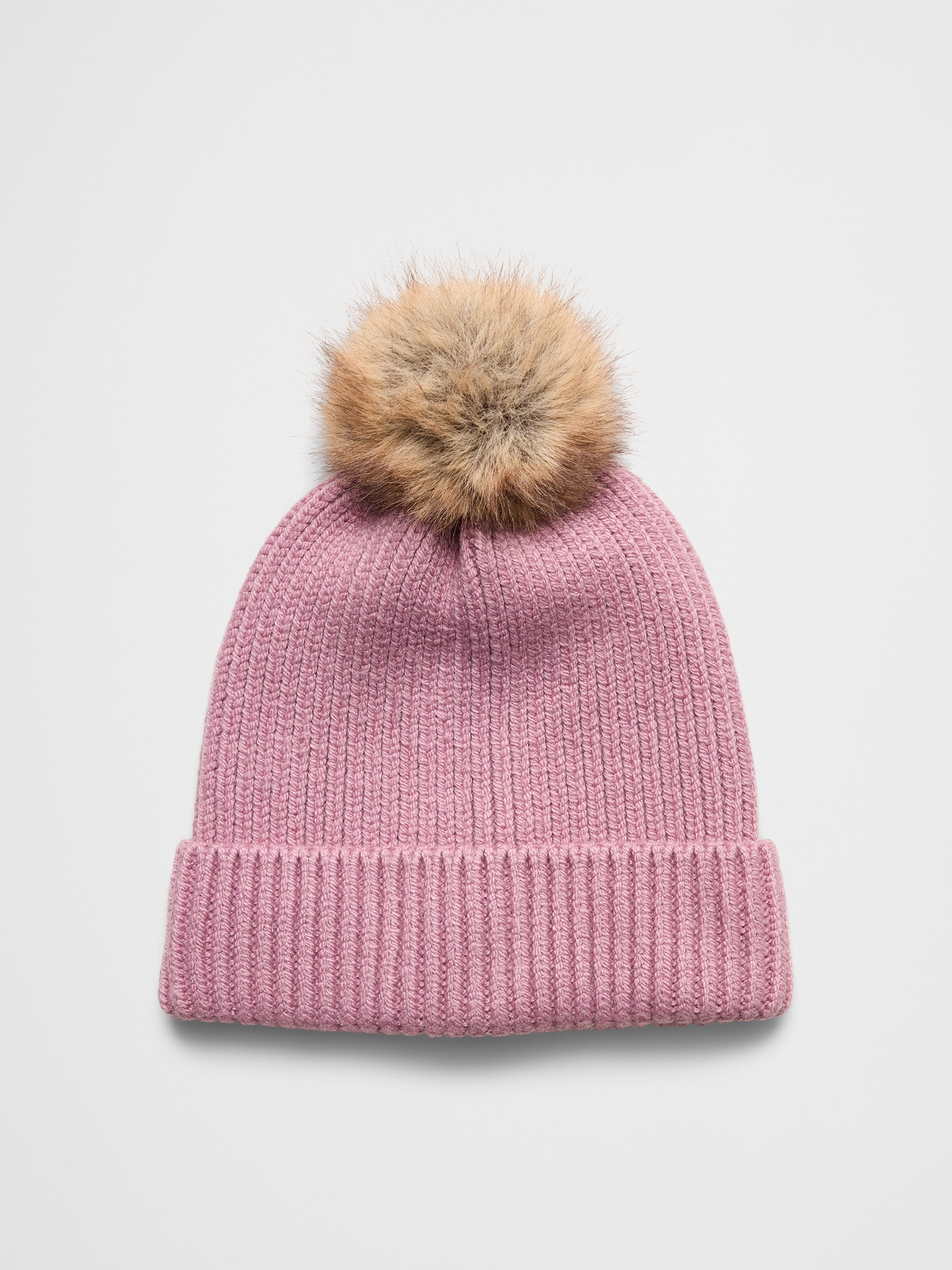 Image number 1 showing, Ribbed Pom Beanie