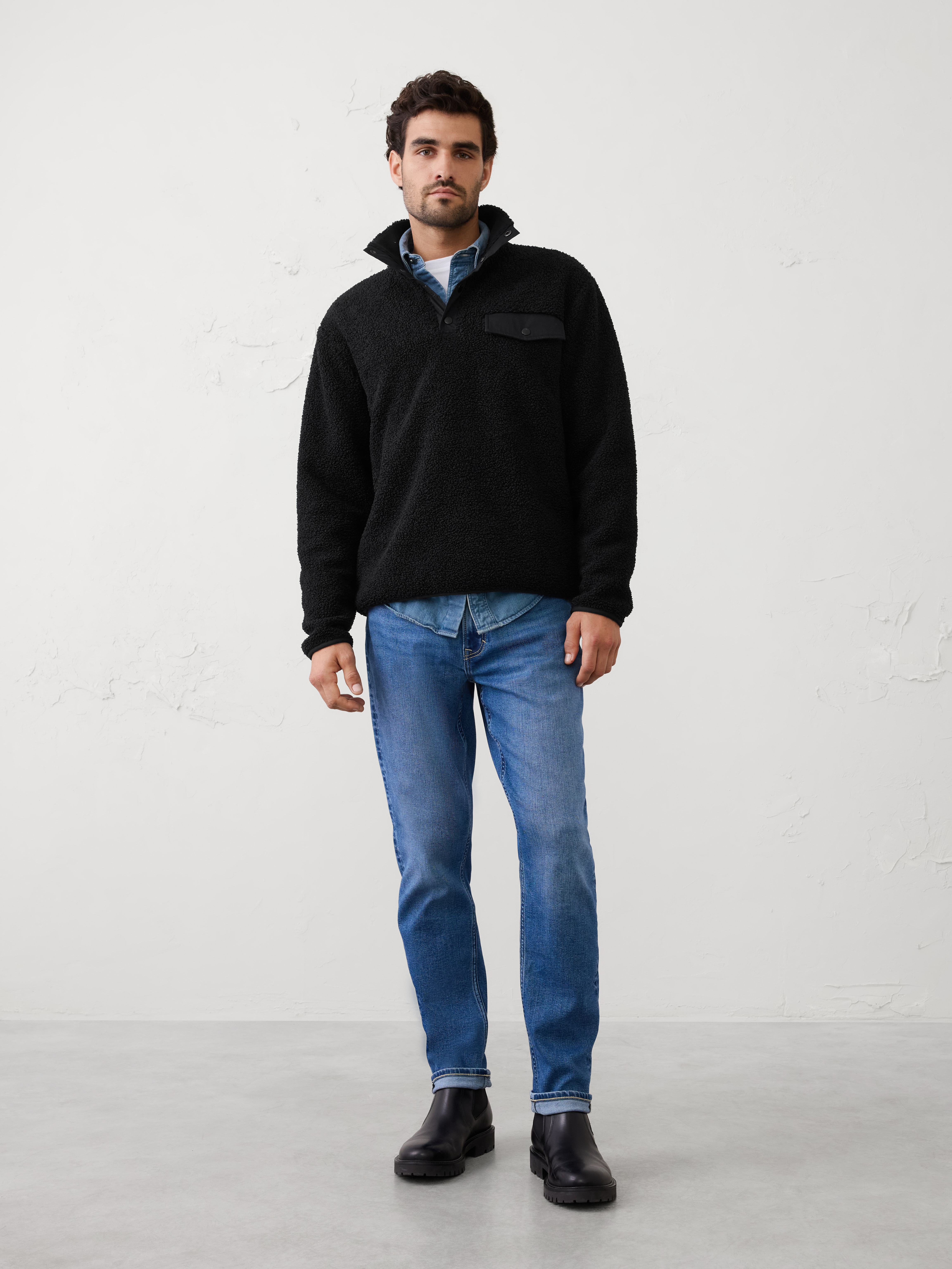 Sailor Fleece 新品未使用　marihoja Cap FLATBUSH – Navy / JACKET ZIP HALF BASEBALL FLEECE ブラック 帽子