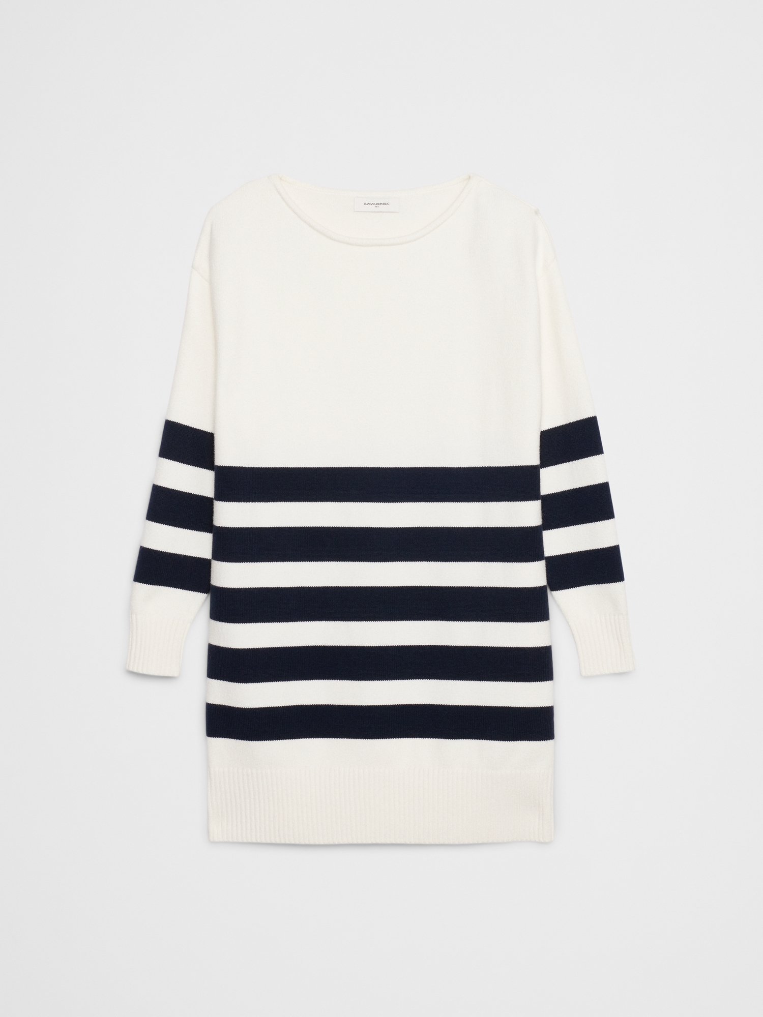 Image number 4 showing, Boatneck Mini Sweater Dress