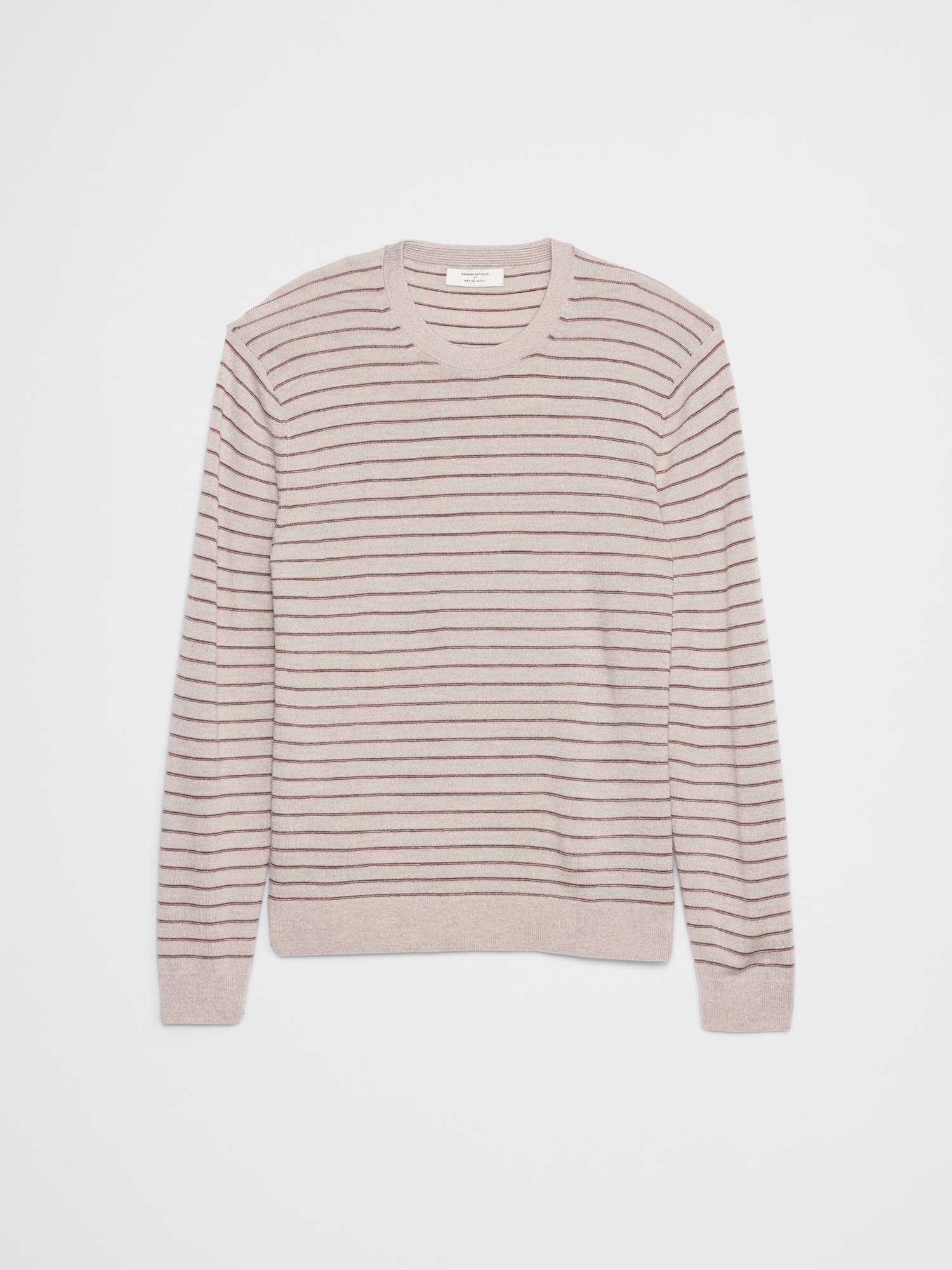 Image number 4 showing, Merino Wool Textured Striped Sweater